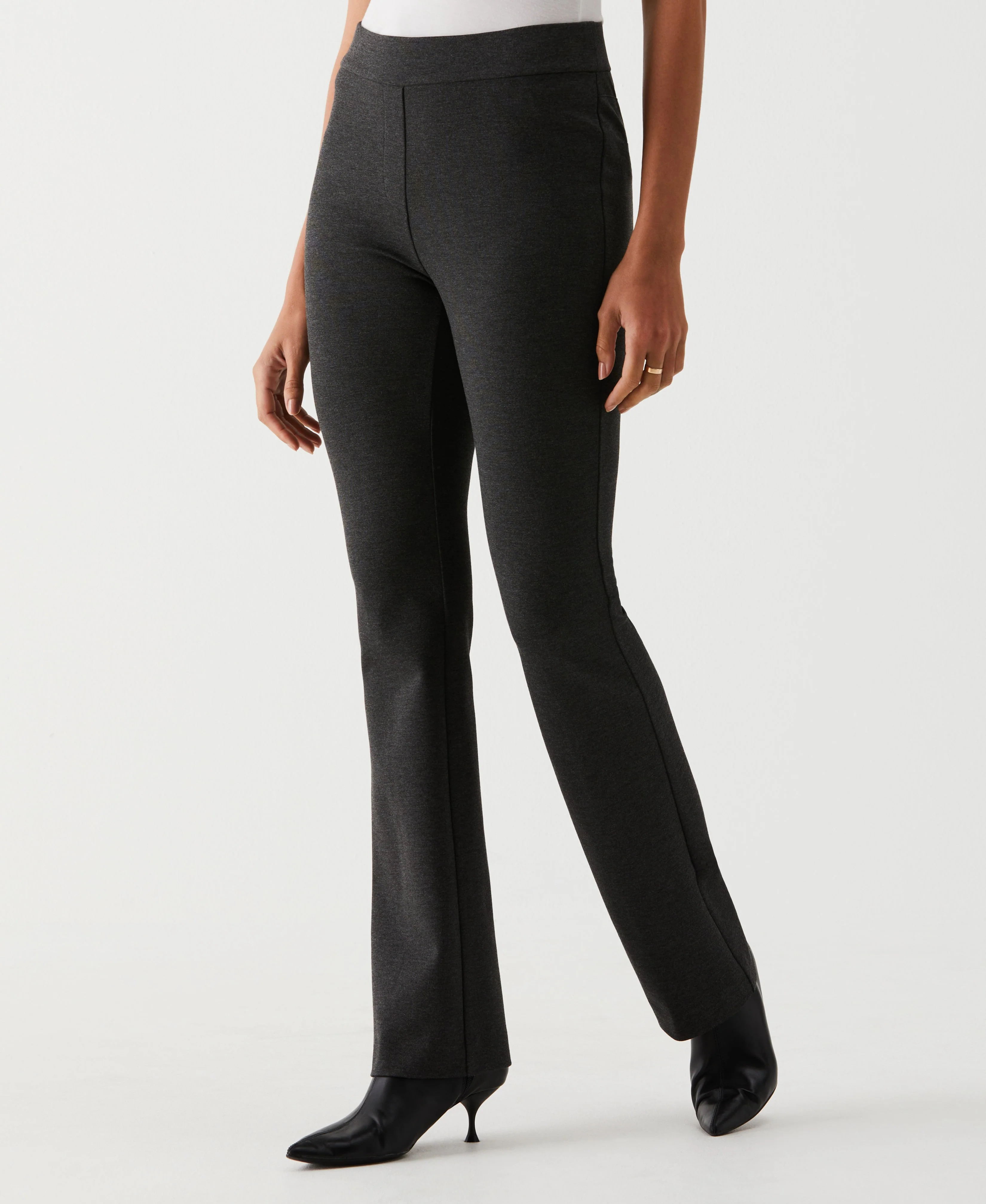 Ponte Knit Bootcut Pull-On Pant - Image 3