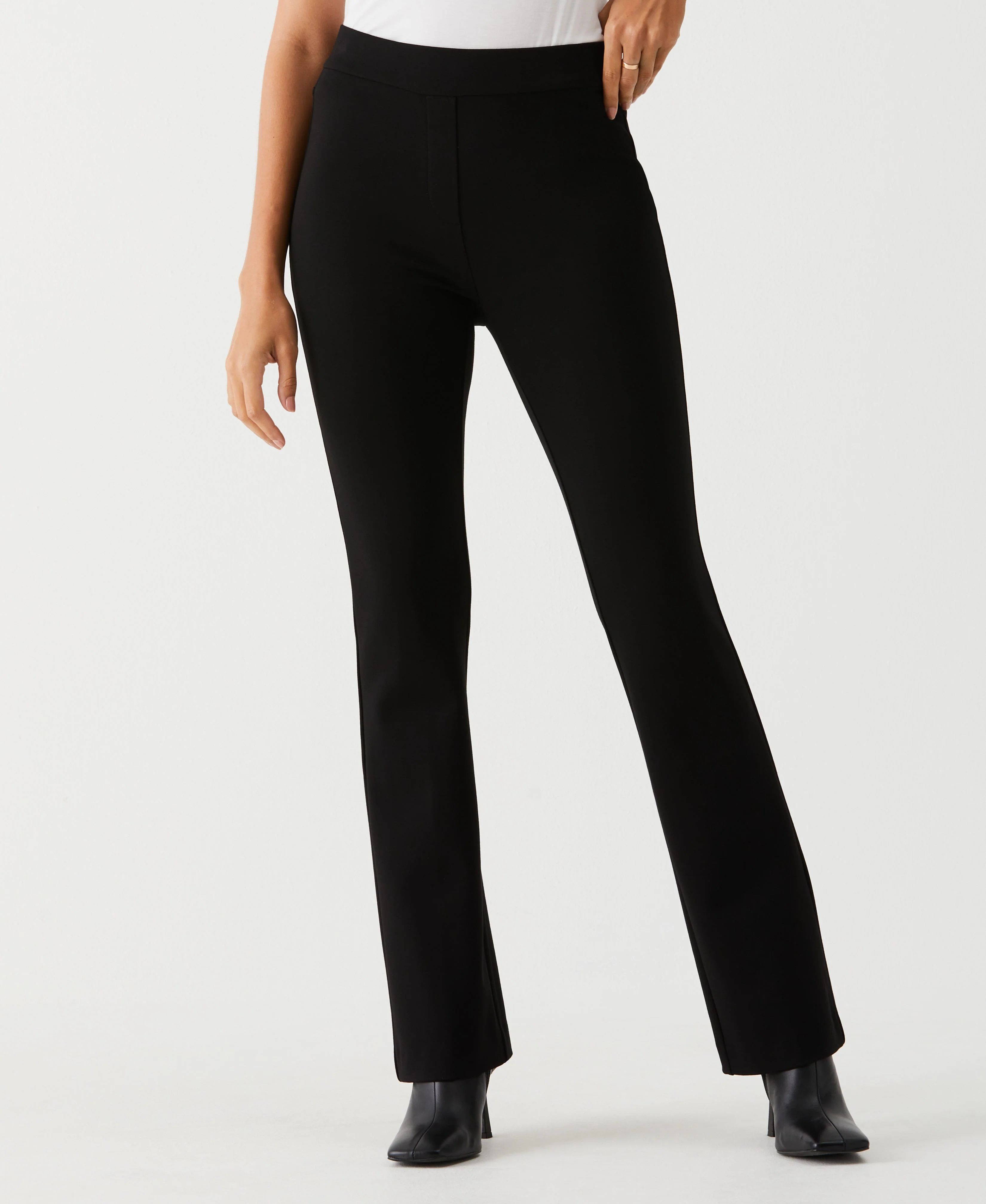 Ponte Knit Bootcut Pull-On Pant - Image 5