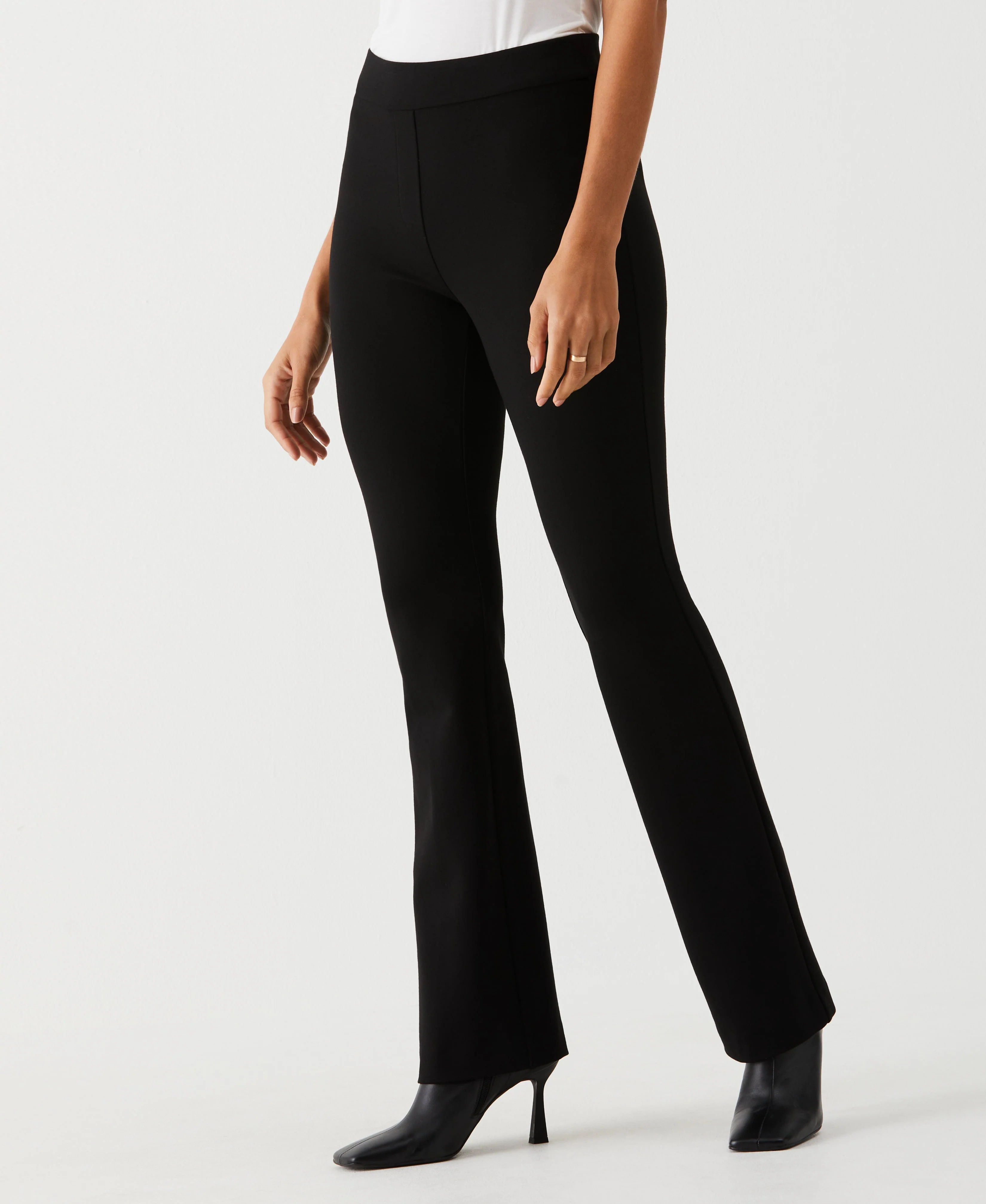 Ponte Knit Bootcut Pull-On Pant - Image 7