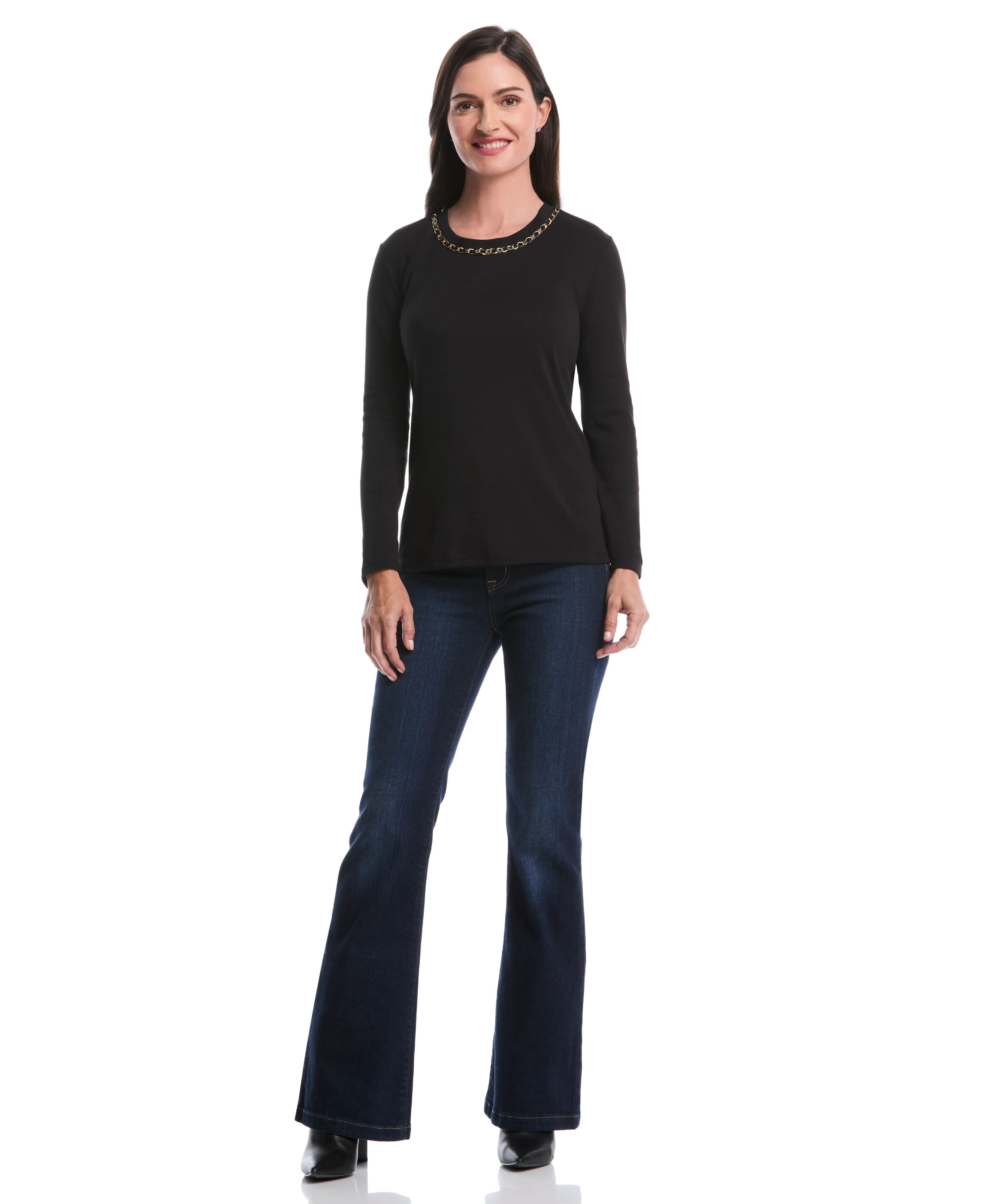 Chain Neck Detail Top - Image 8