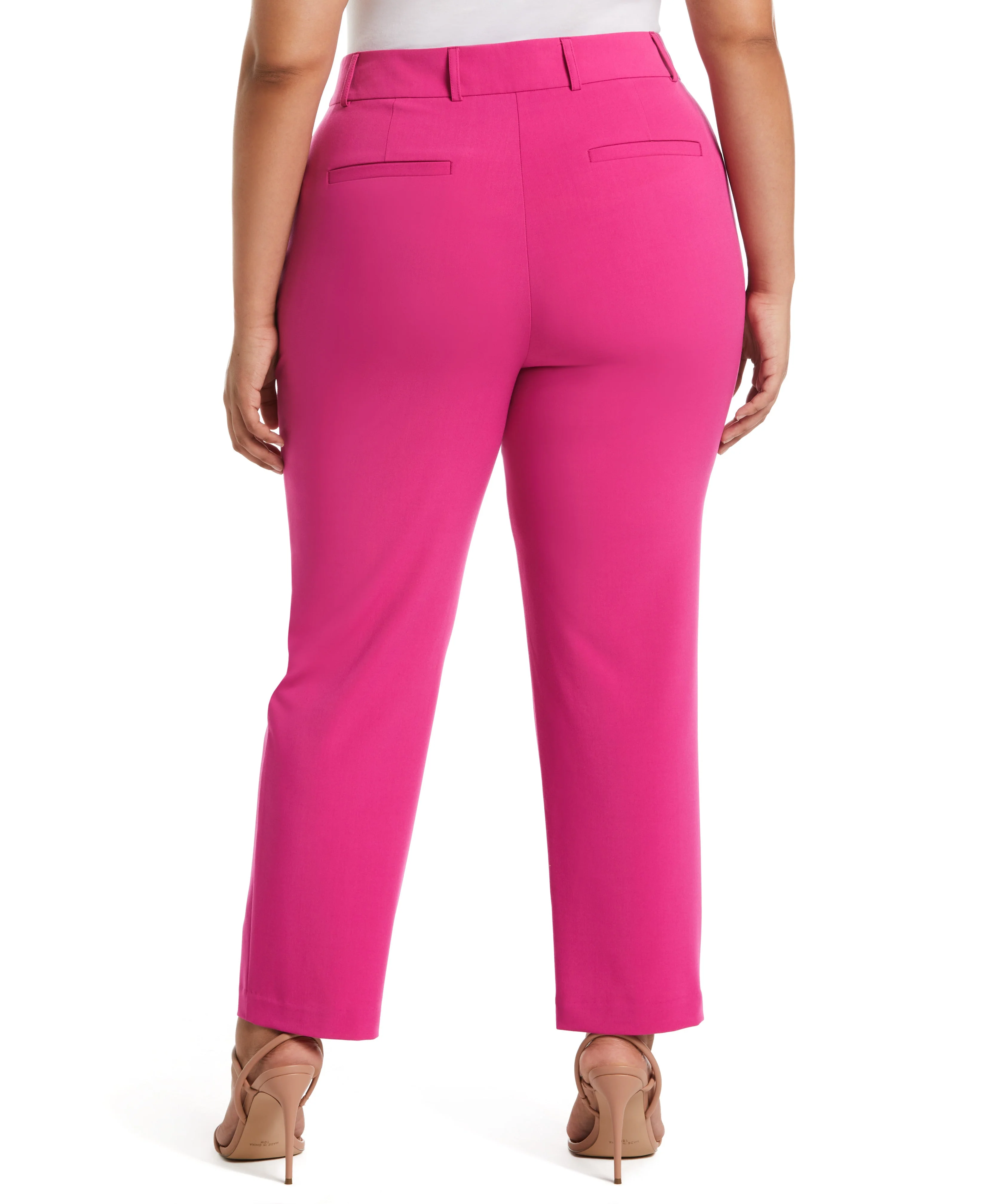 Plus Size Classic Fit Clean Straight Leg Ankle Pant - Image 13