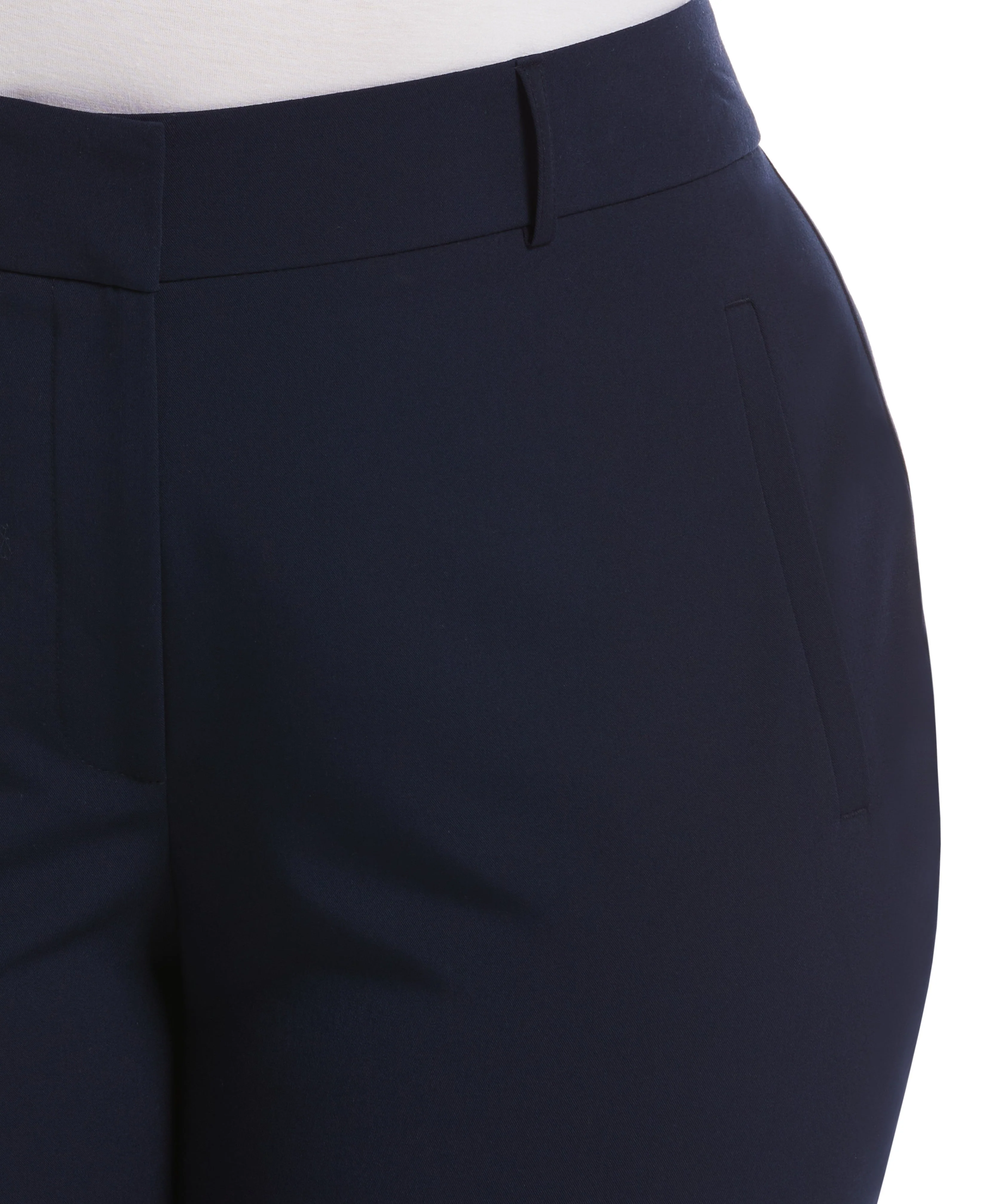 Plus Size Classic Fit Clean Straight Leg Ankle Pant - Image 8