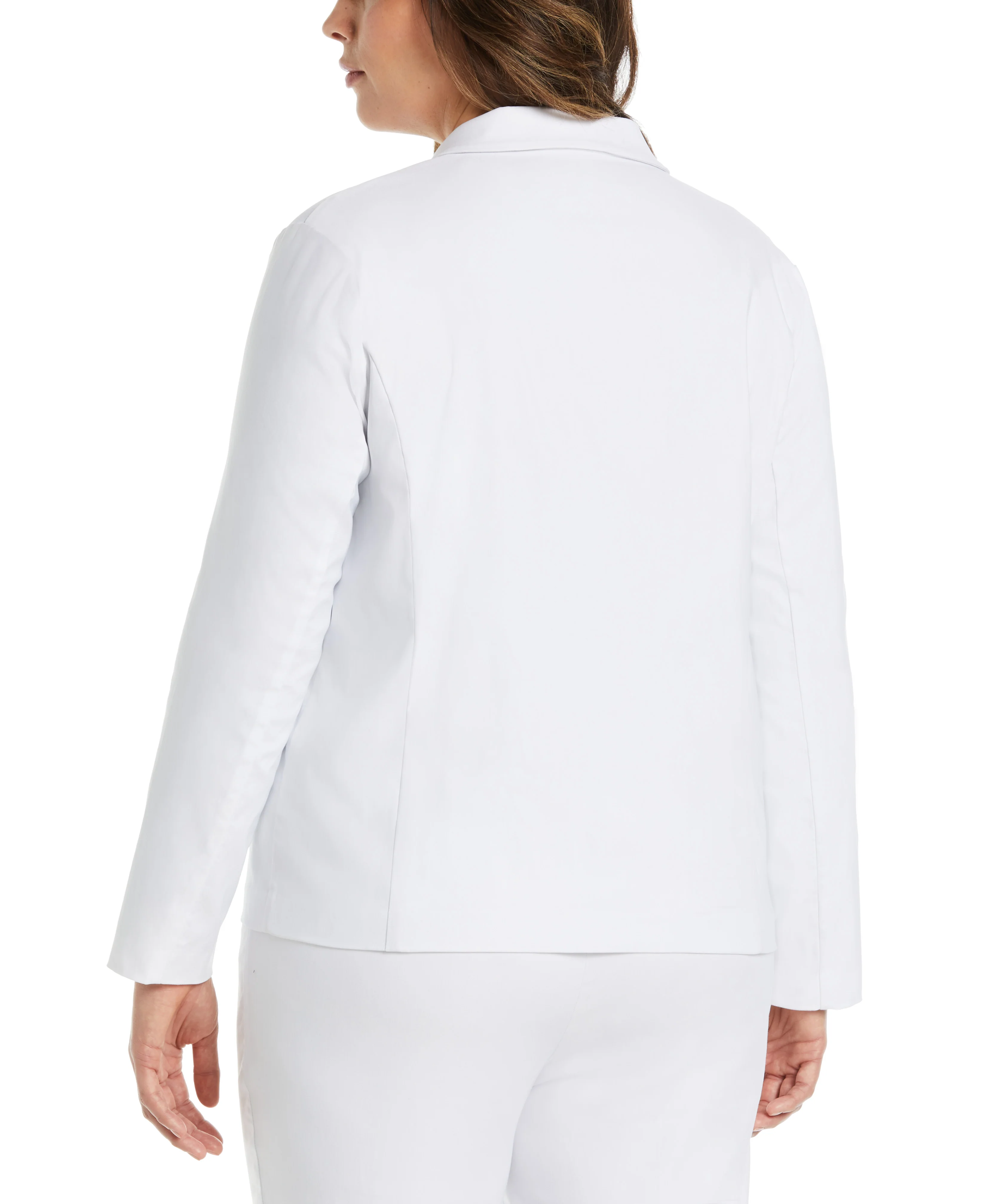 Plus Size Cropped Satin Luxe Jacket - Image 2
