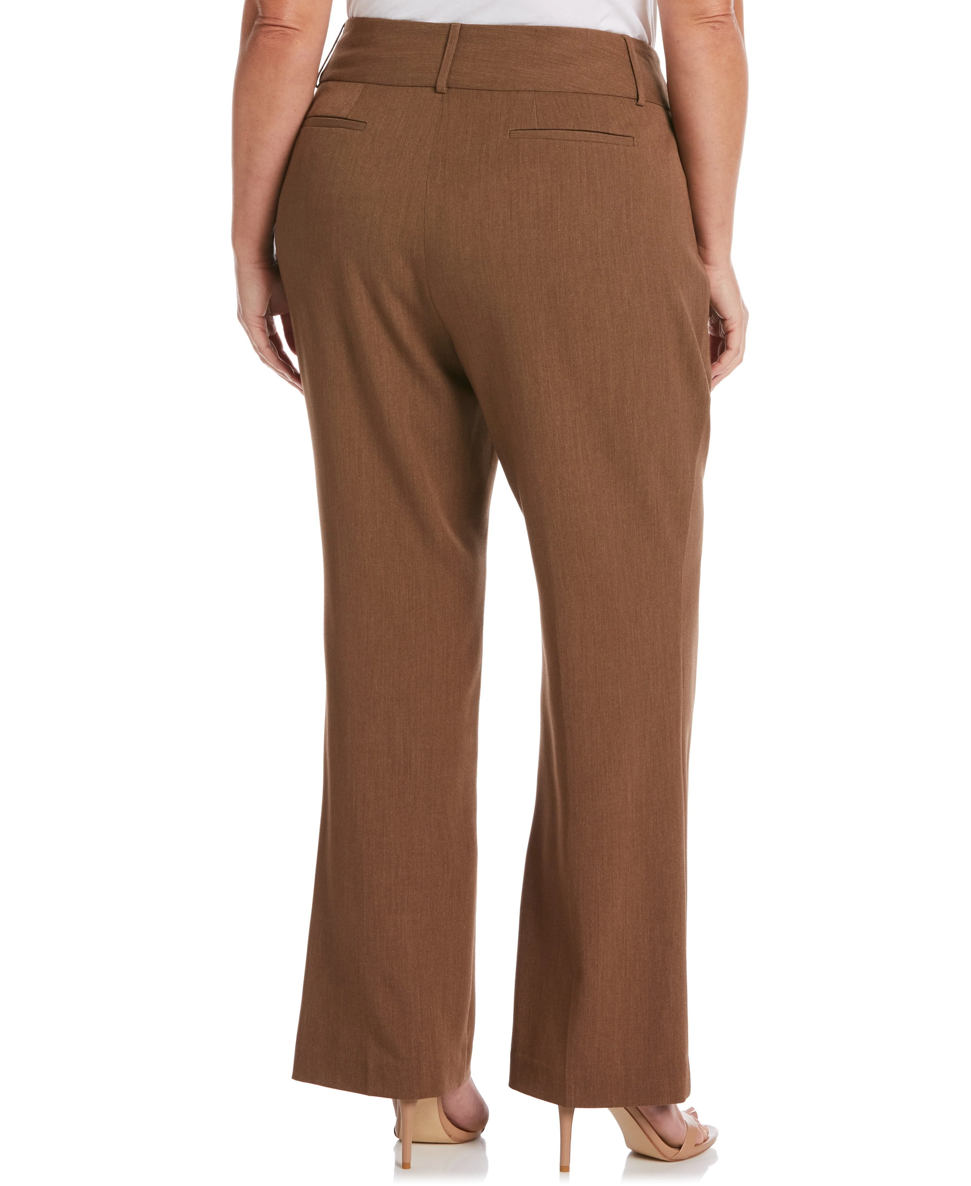 Plus Size Gabardine Bootcut Pant - Curvy Fit - Image 3