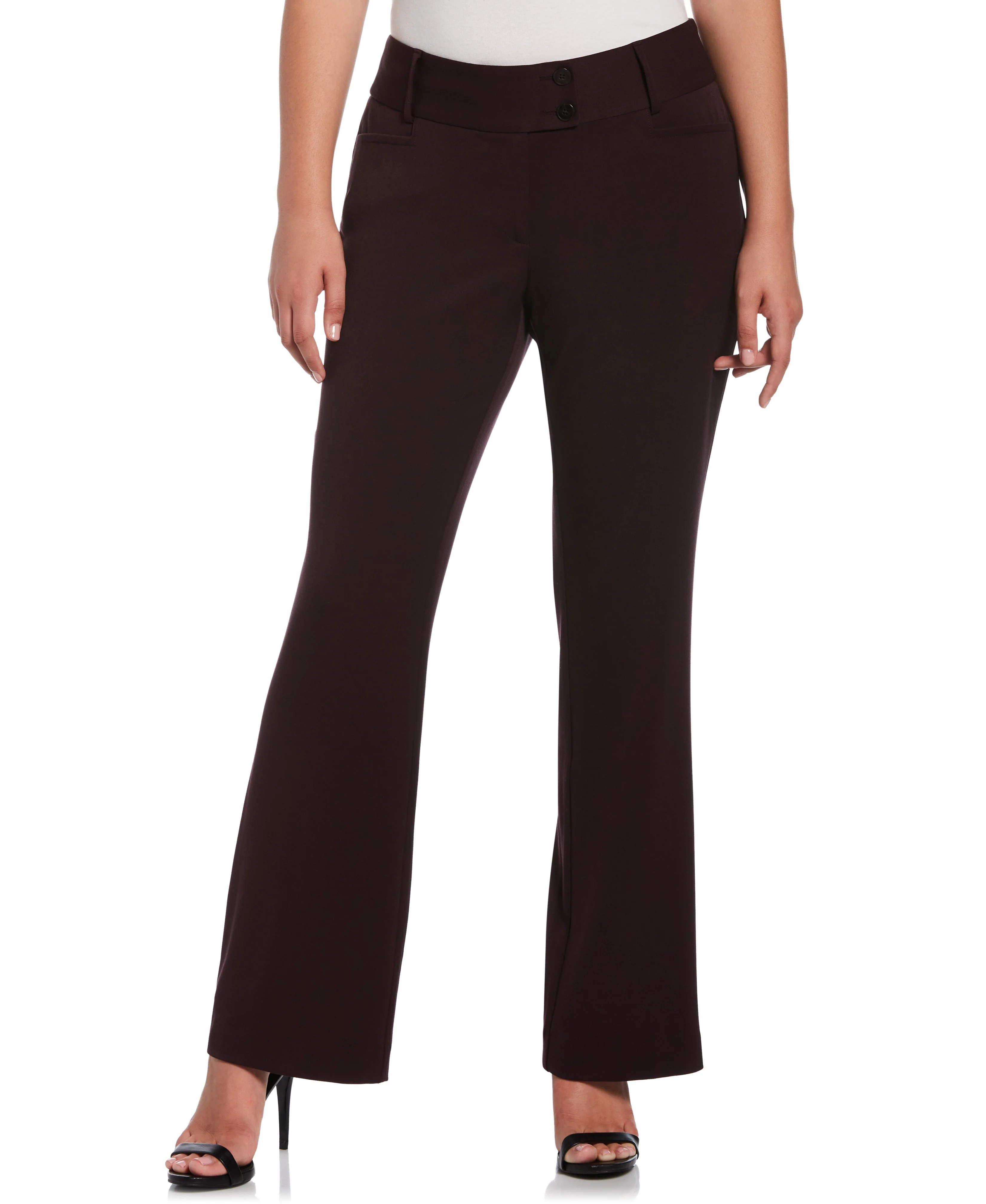 Petite Gabardine Bootcut Pant - Curvy Fit - Image 10