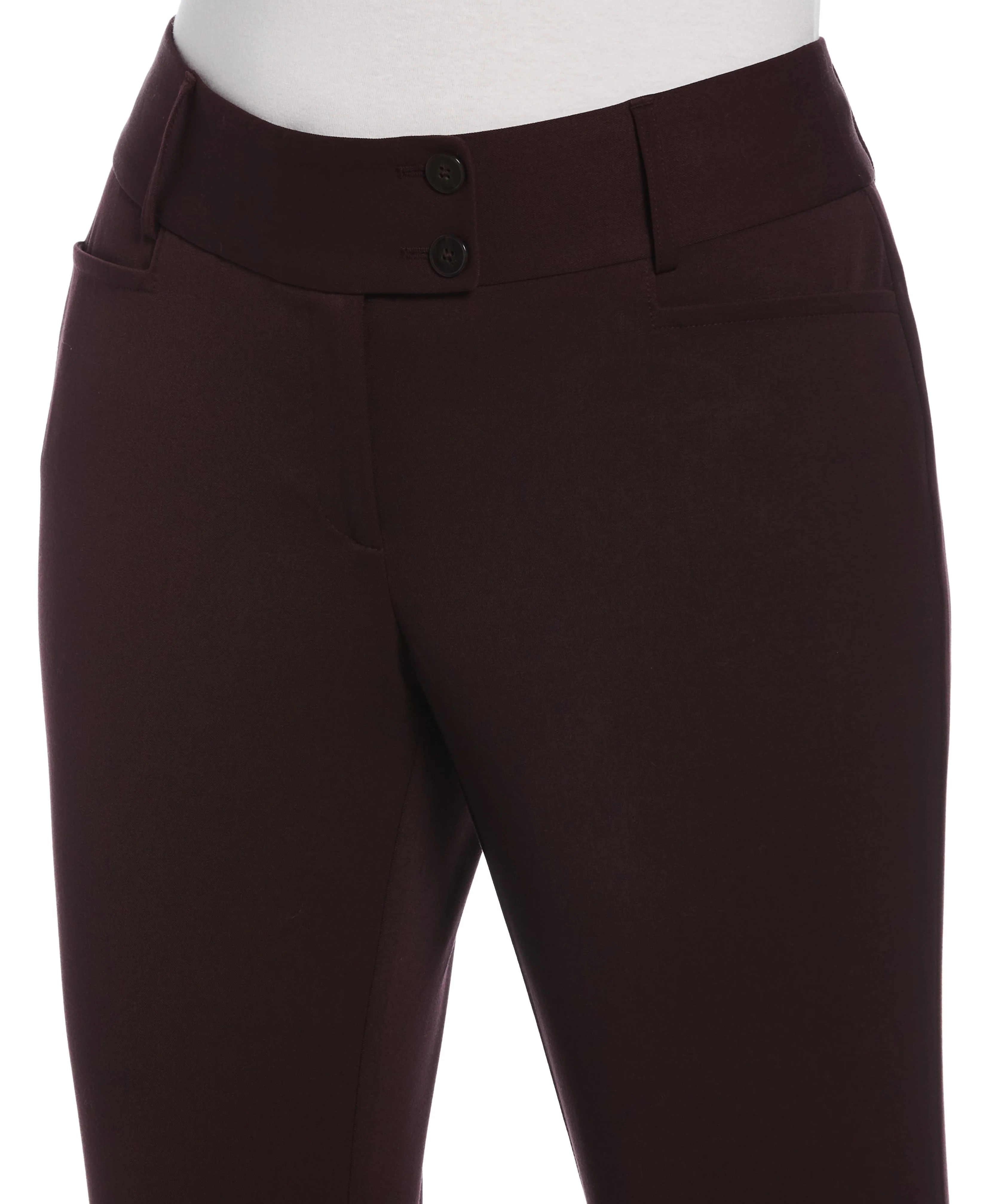 Petite Gabardine Bootcut Pant - Curvy Fit - Image 12