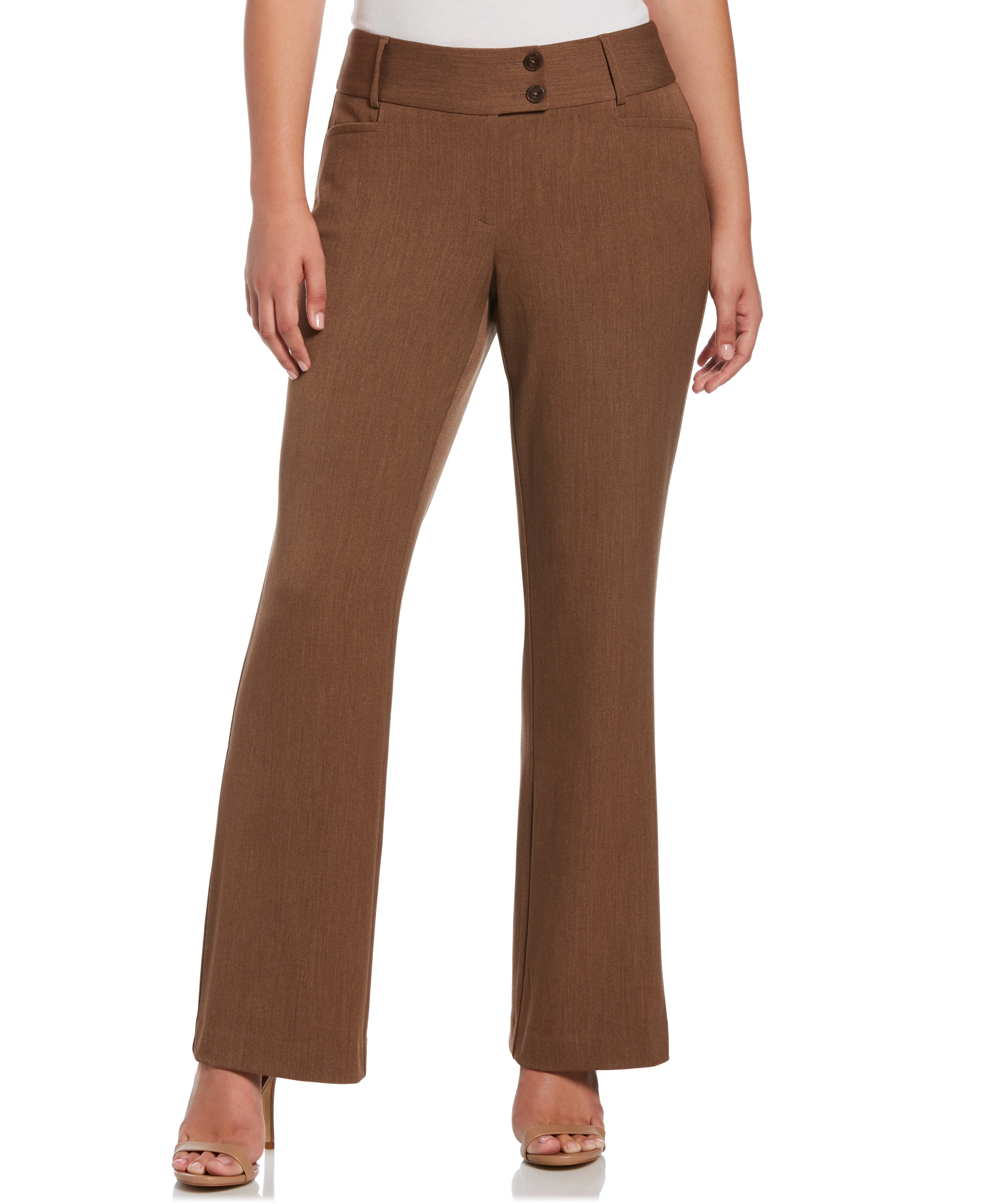 Petite Gabardine Bootcut Pant - Curvy Fit - Image 13