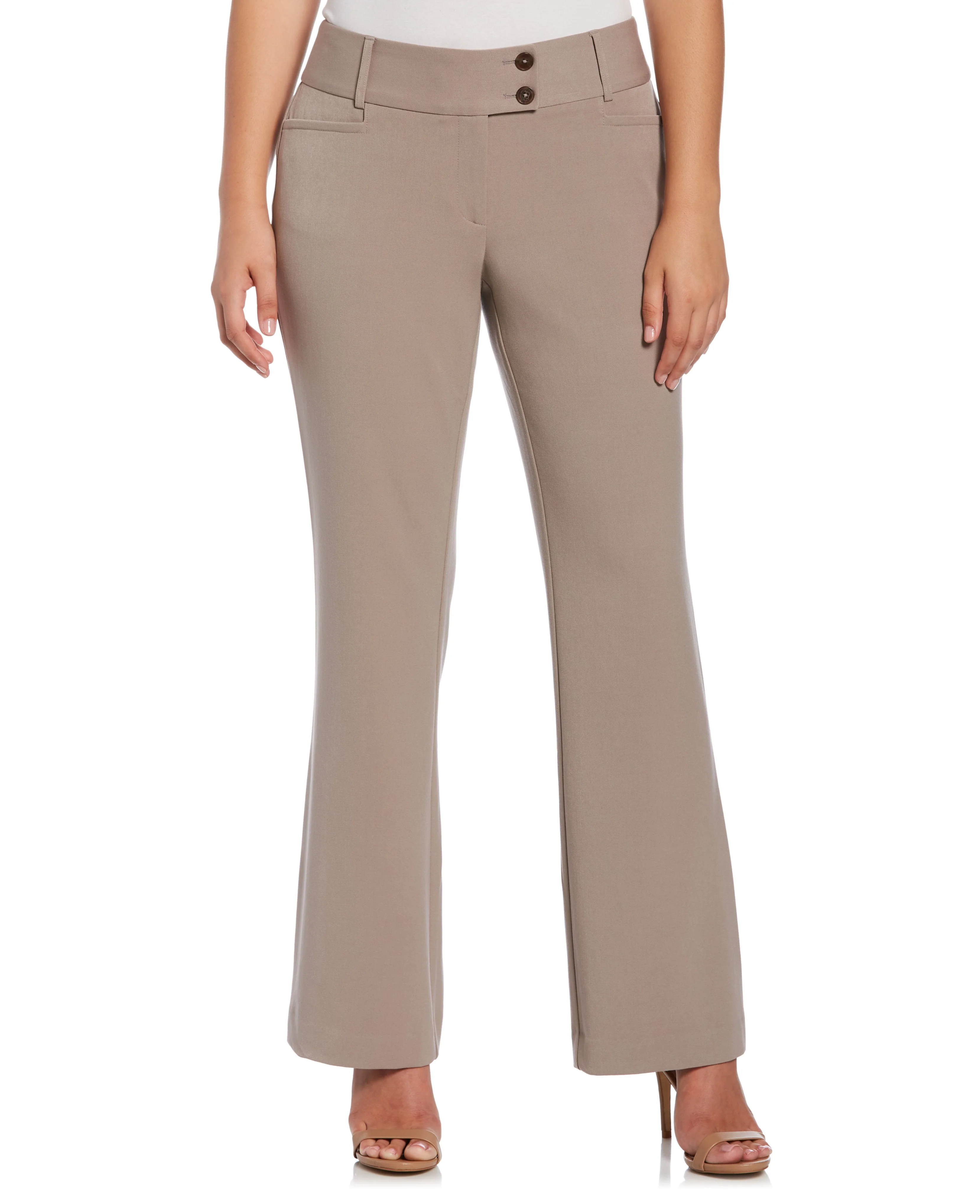 Petite Gabardine Bootcut Pant - Curvy Fit - Image 7