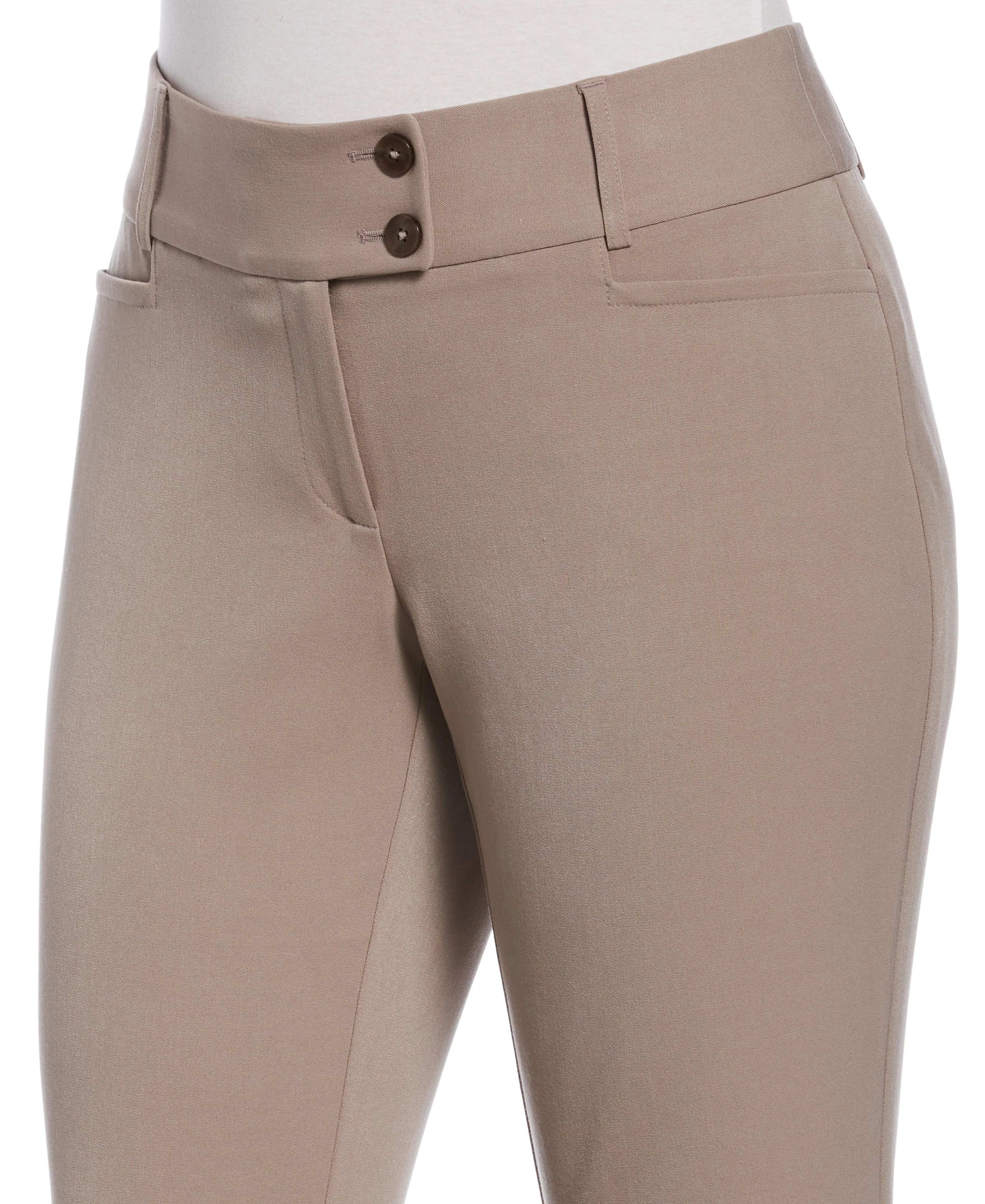 Petite Gabardine Bootcut Pant - Curvy Fit - Image 9
