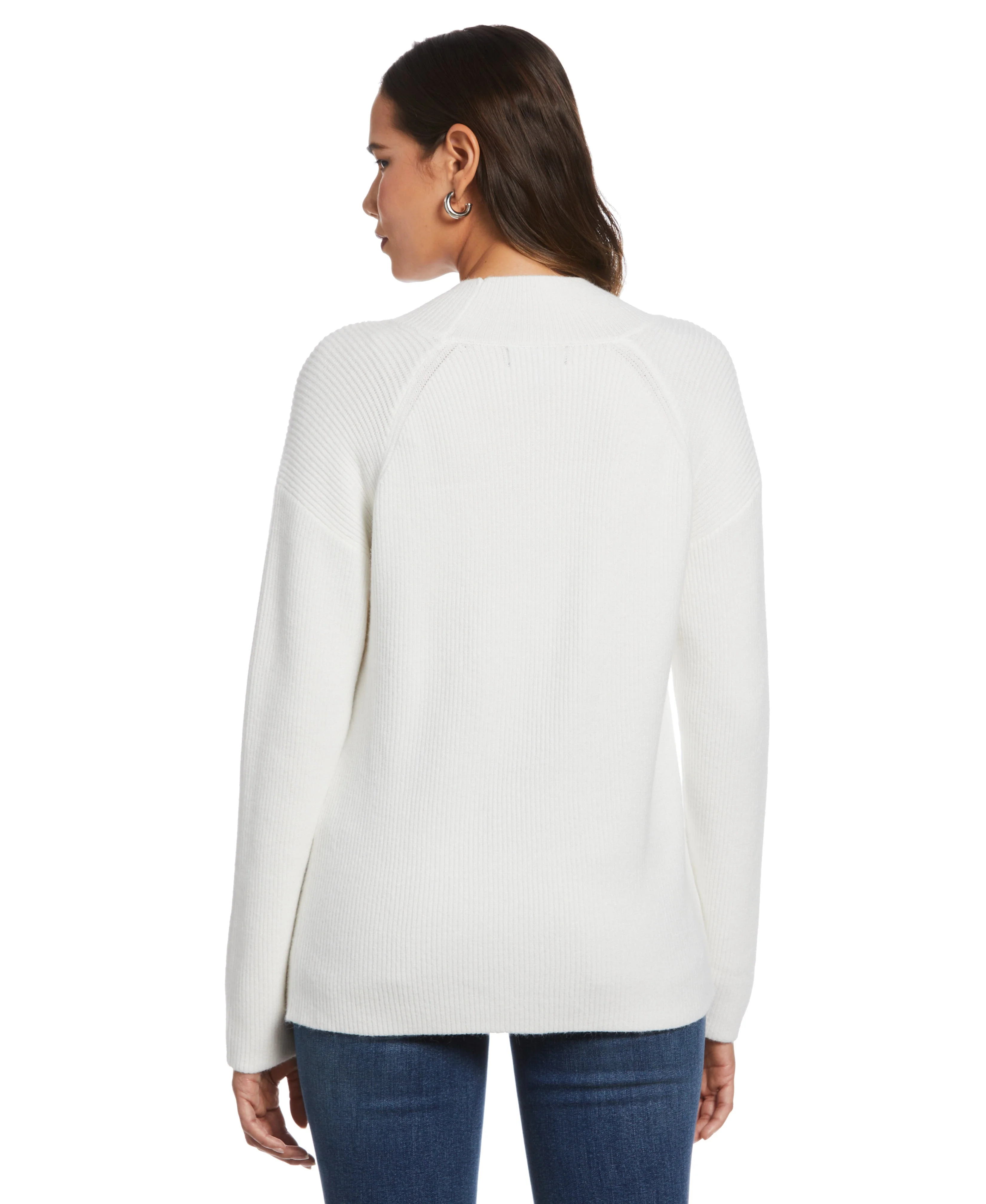 Plus Size Cutout Neck Sweater - Image 5