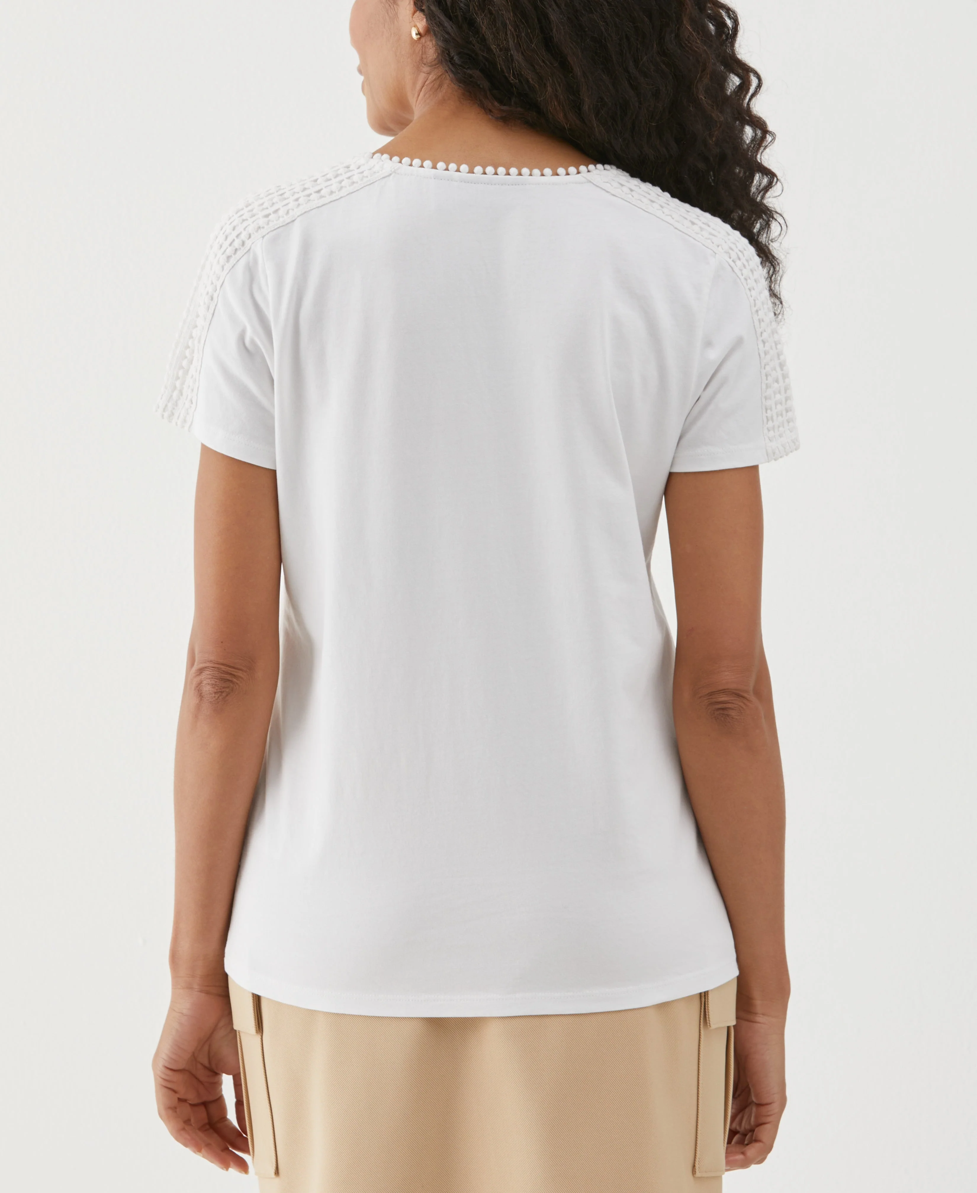 Dot Trim Tee - Image 6