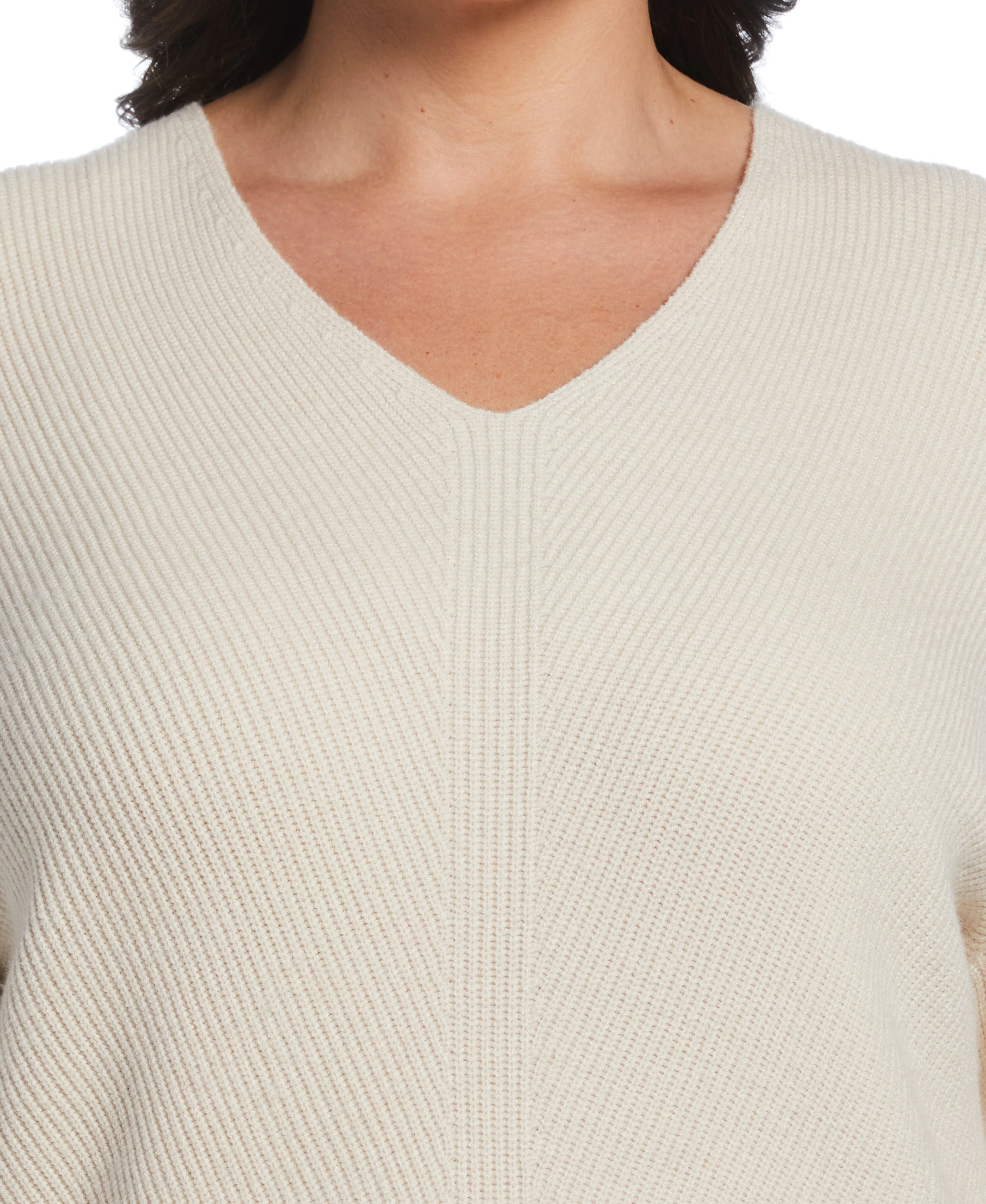Plus Size Essential Ribbed V-Neck Sweater - Image 15