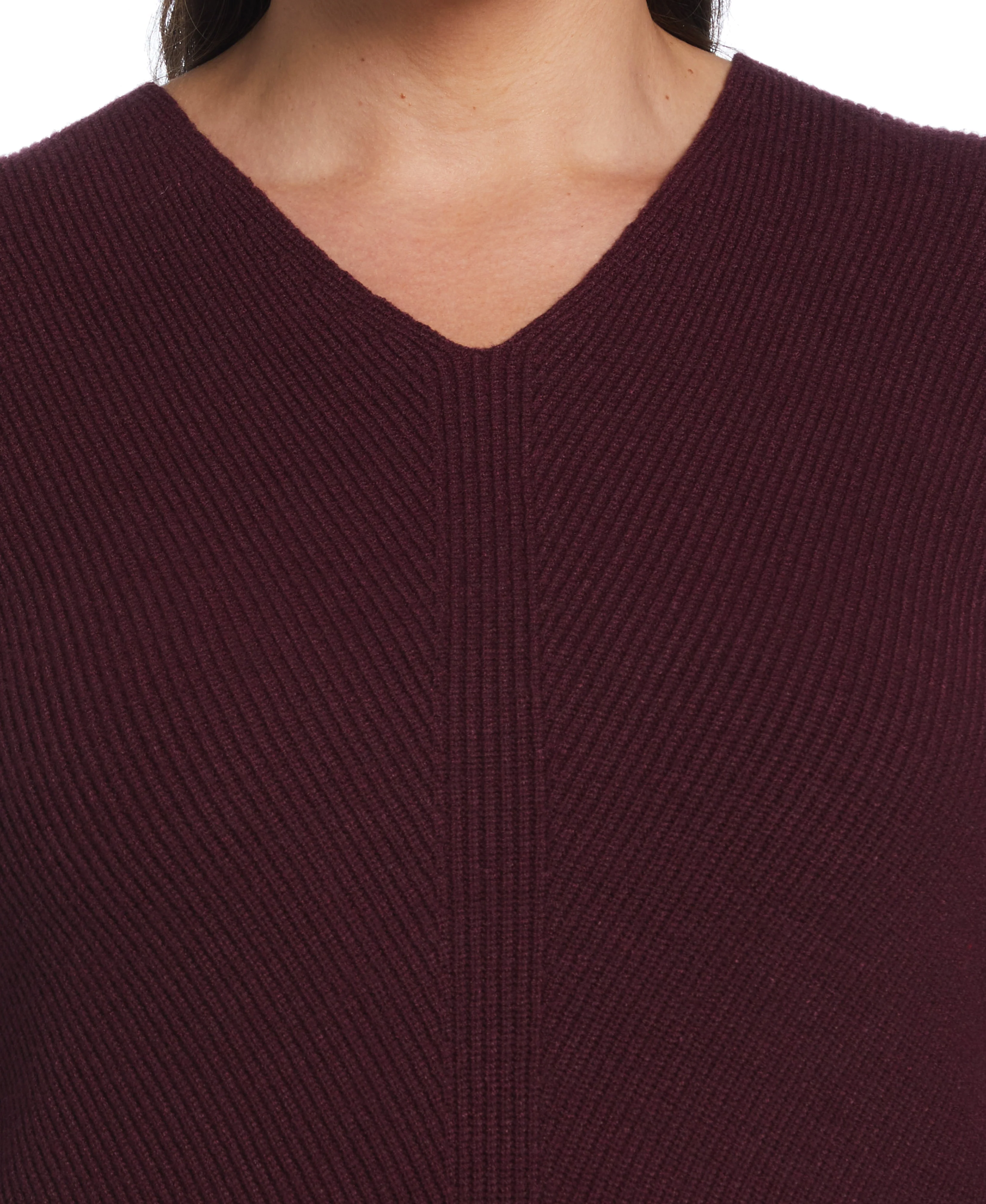 Plus Size Essential Ribbed V-Neck Sweater - Image 9