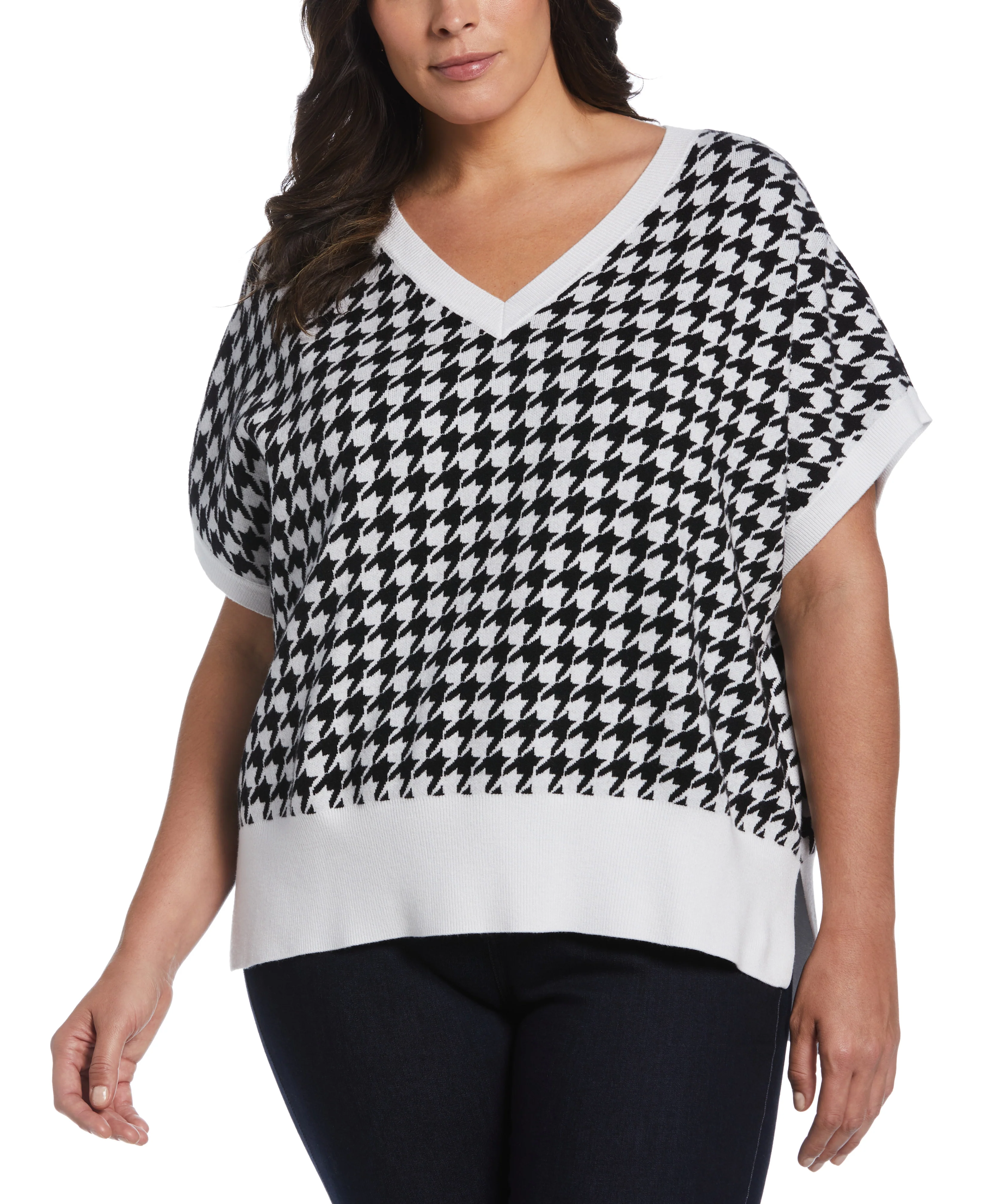 Houndstooth Sweater Vest - Image 5