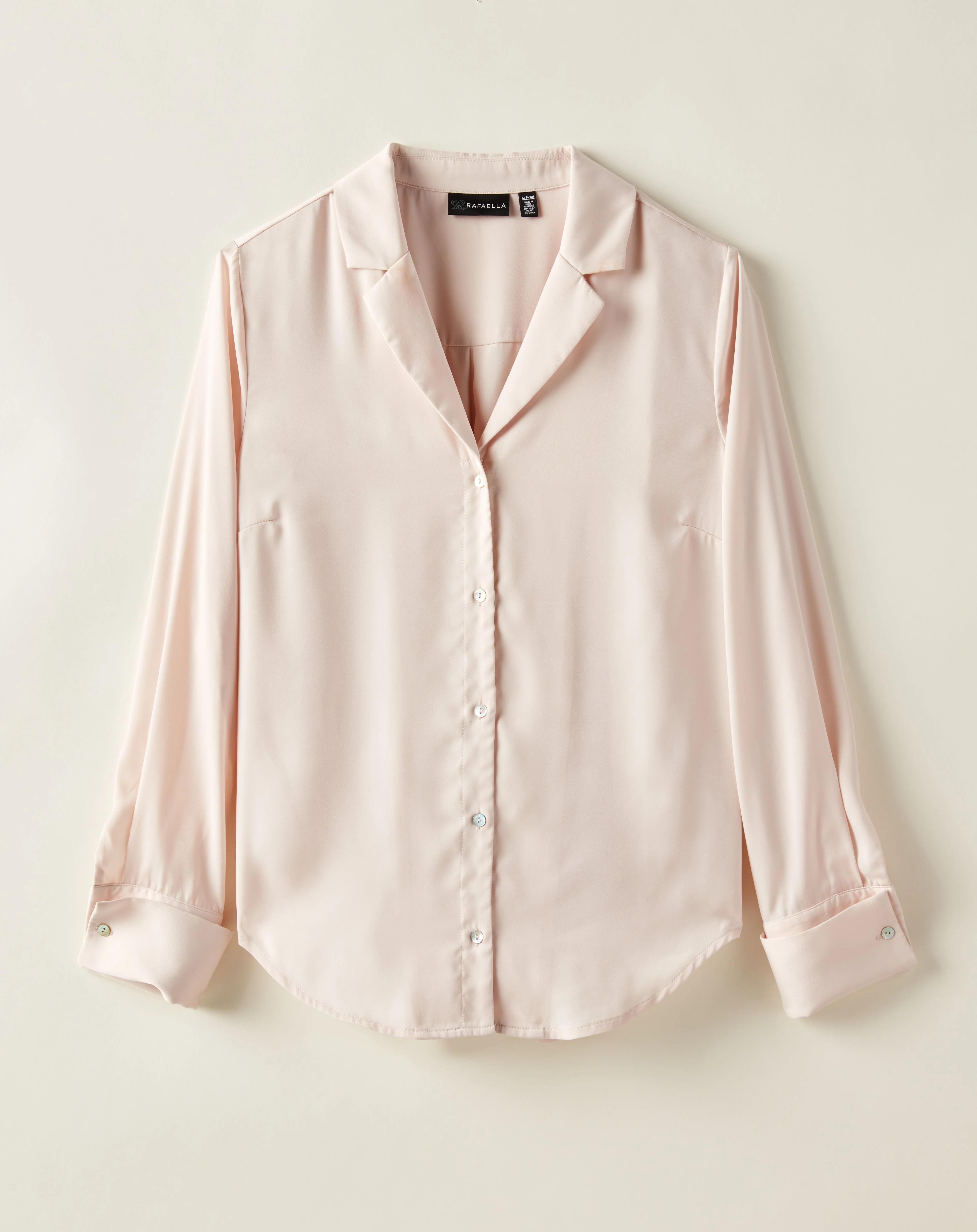 Plus Size Notch Collar Blouse - Image 13