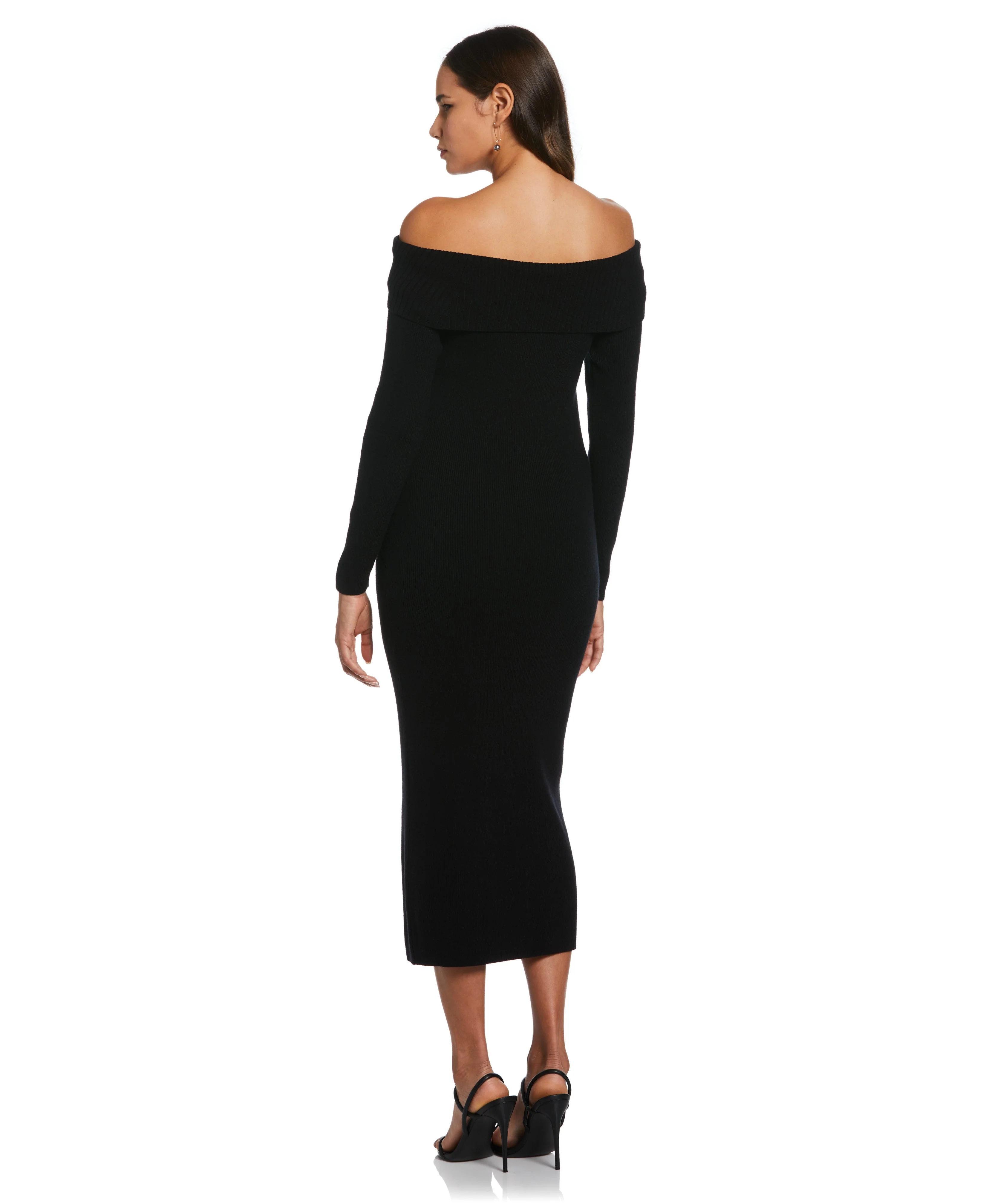 Plus Size Off-the-Shoulder Sweater Dress - Image 5