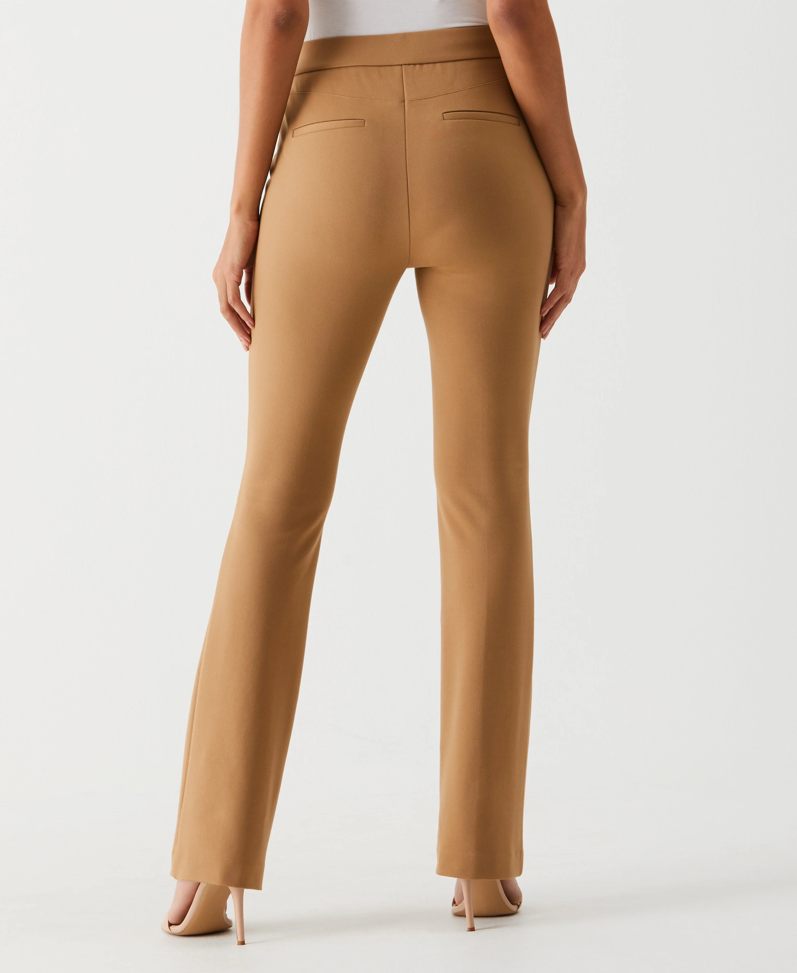 Ponte Knit Bootcut Pull-On Pant - Image 10