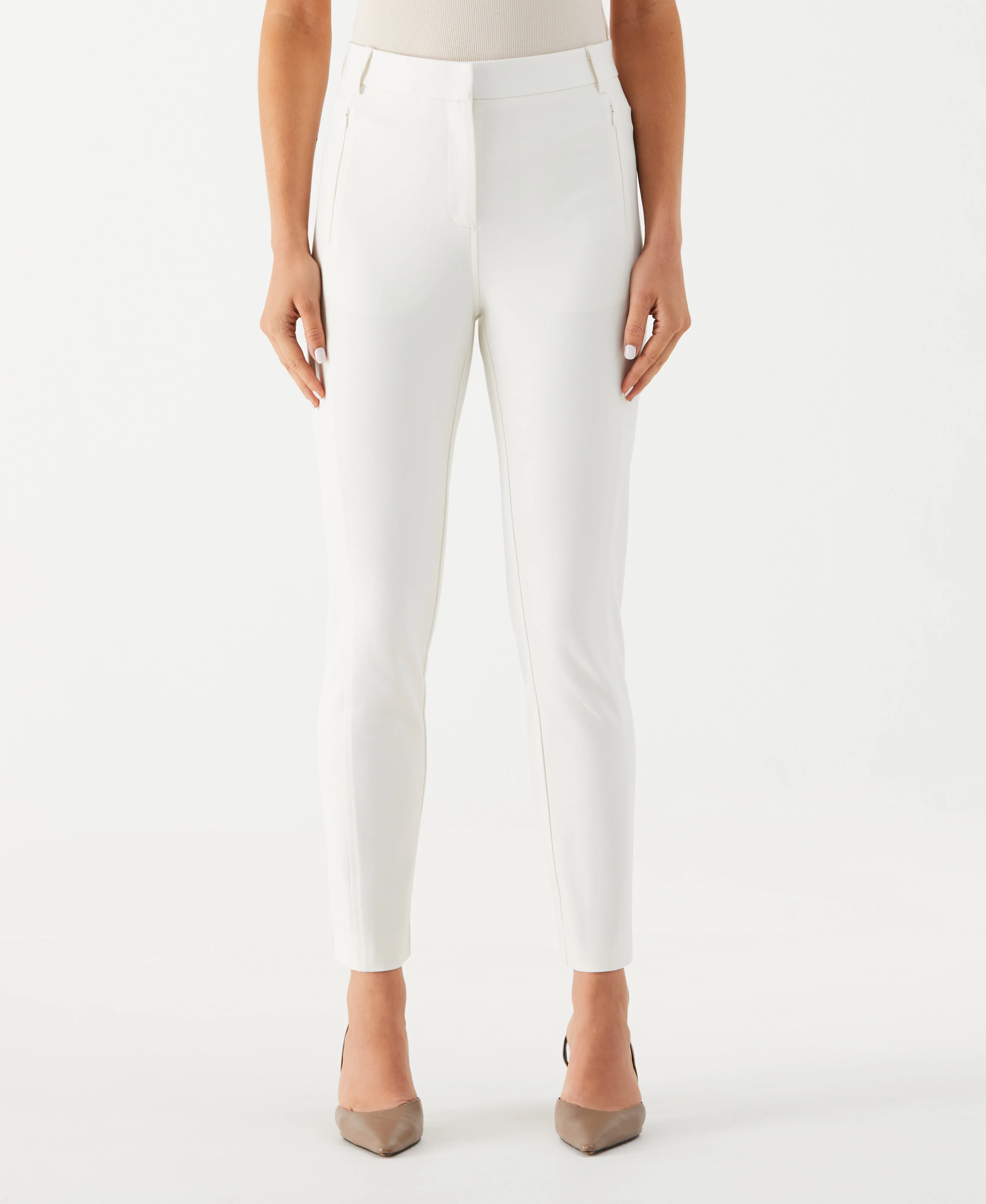 Petite Seamed Ankle Pant