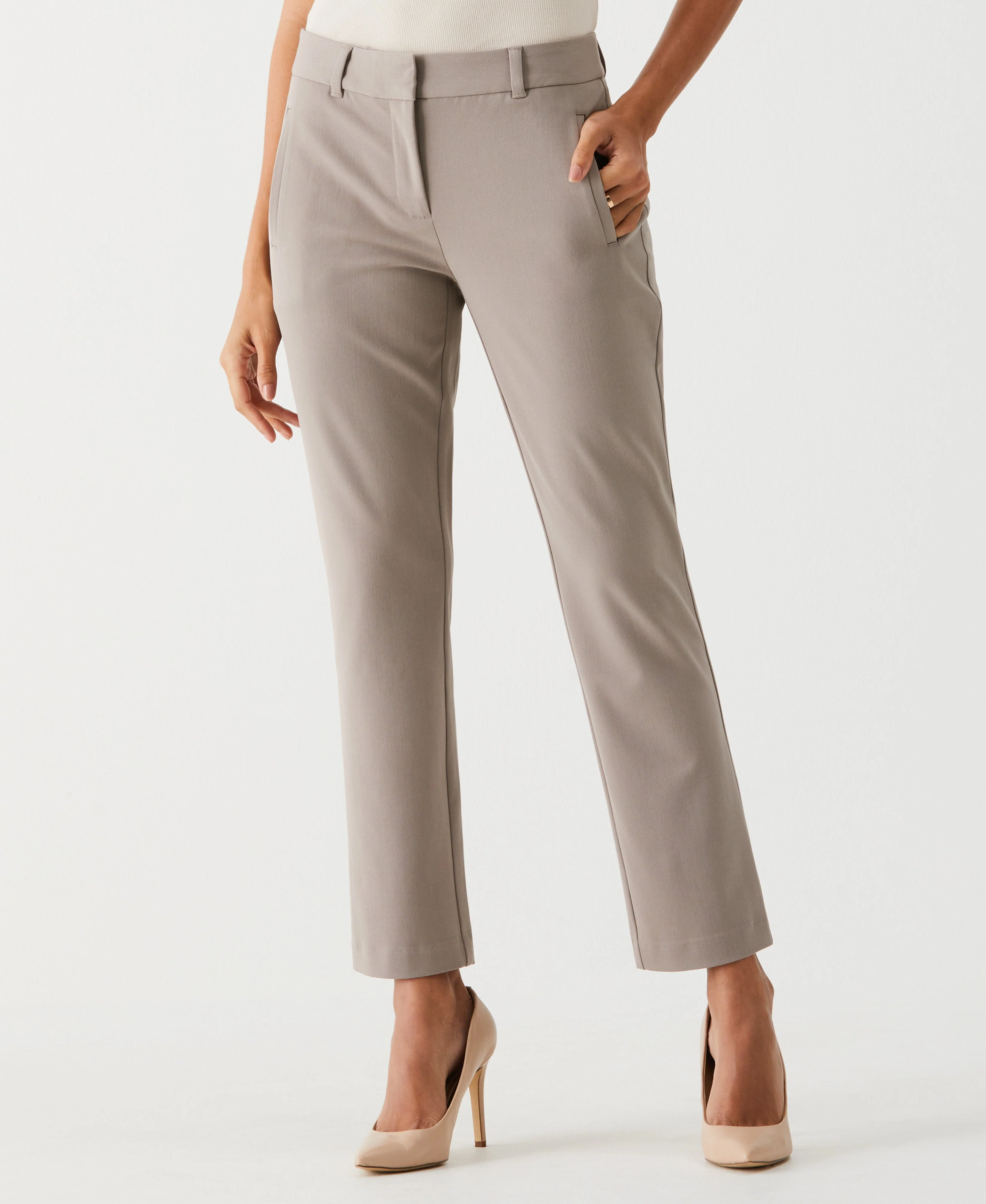 Petite Straight Leg Ankle Pant - Image 15