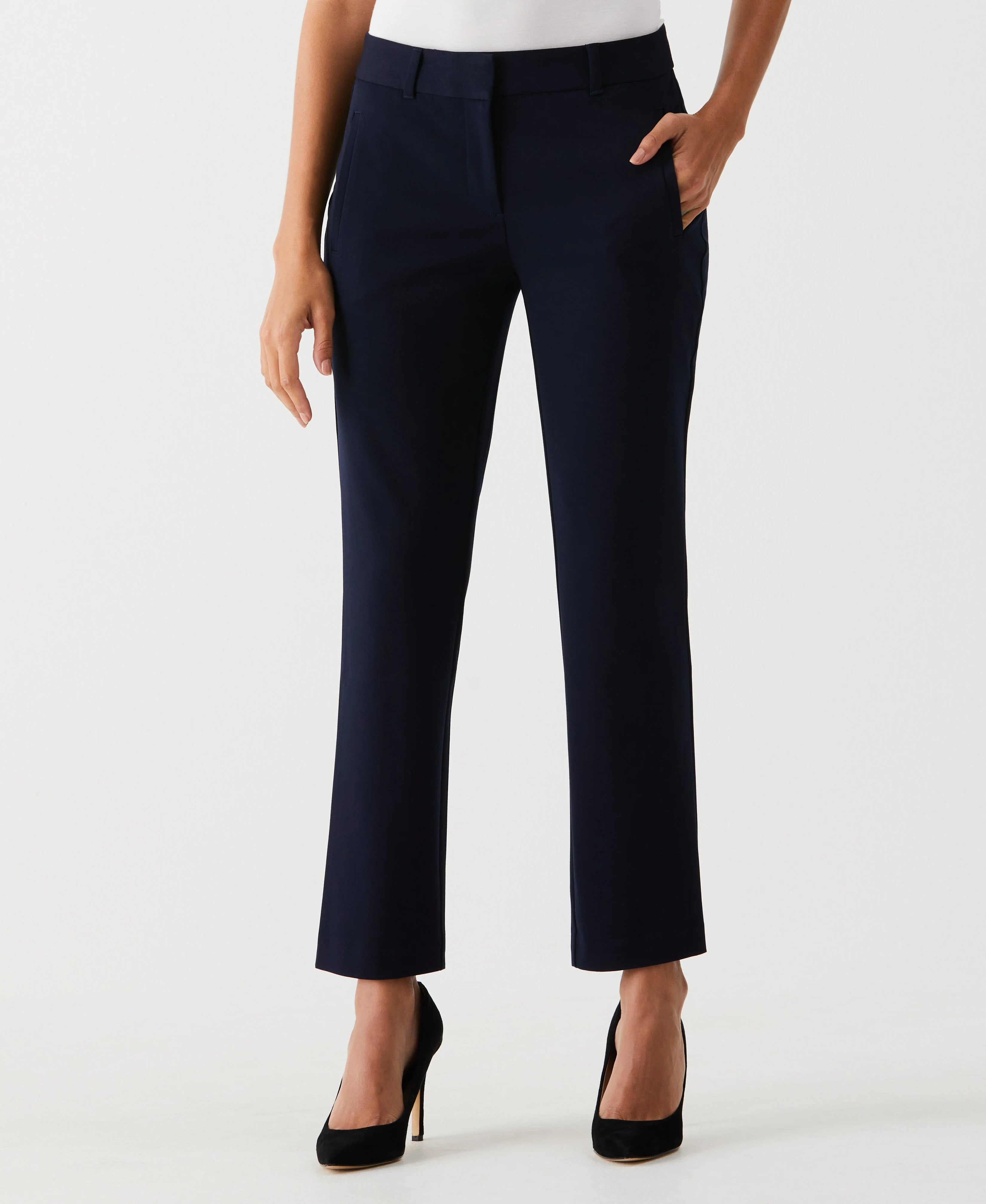 Petite Straight Leg Ankle Pant - Image 5
