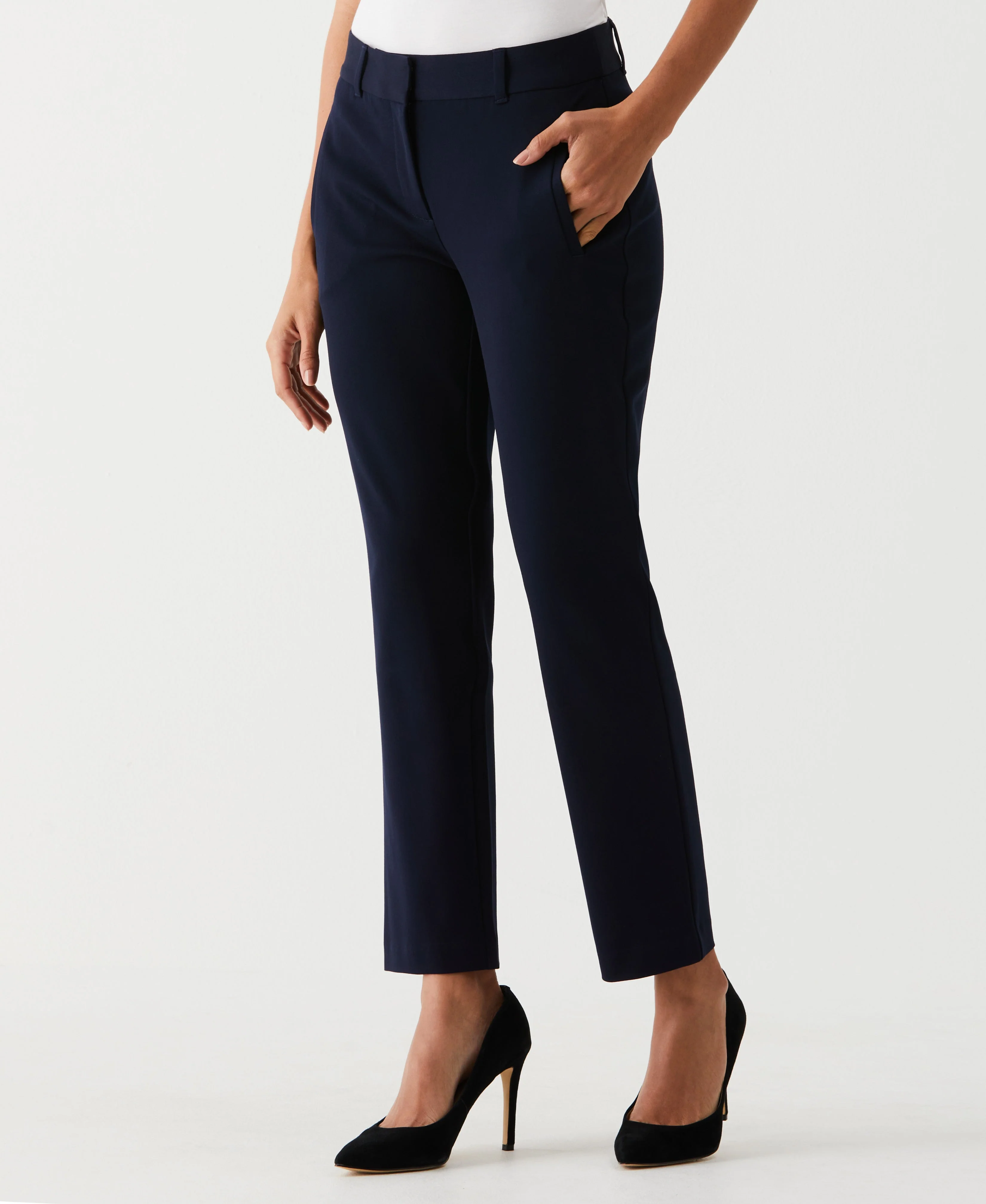 Petite Straight Leg Ankle Pant - Image 7