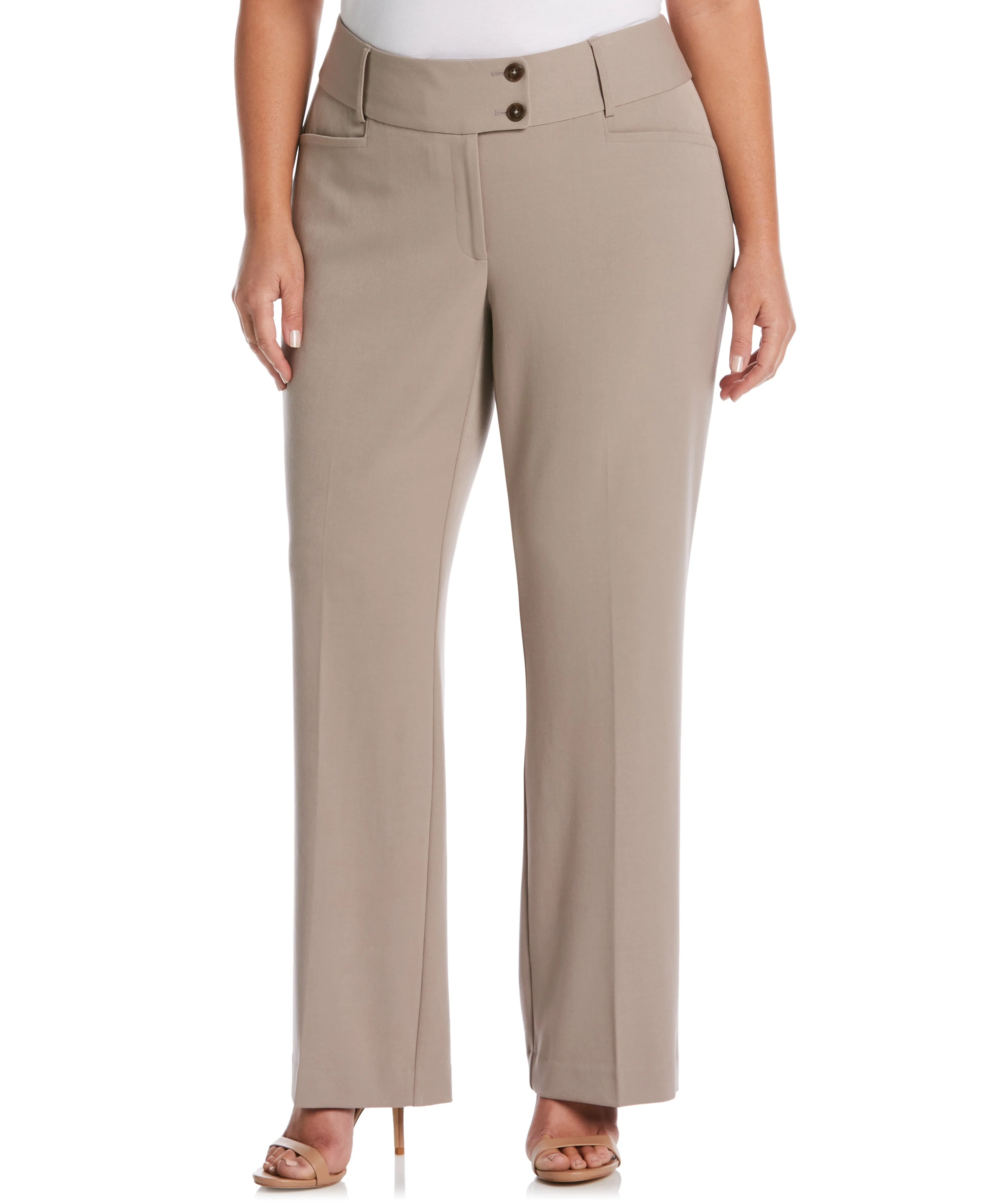 Plus Size Curvy Fit Boot Cut Pant - Curvy Fit - Image 11