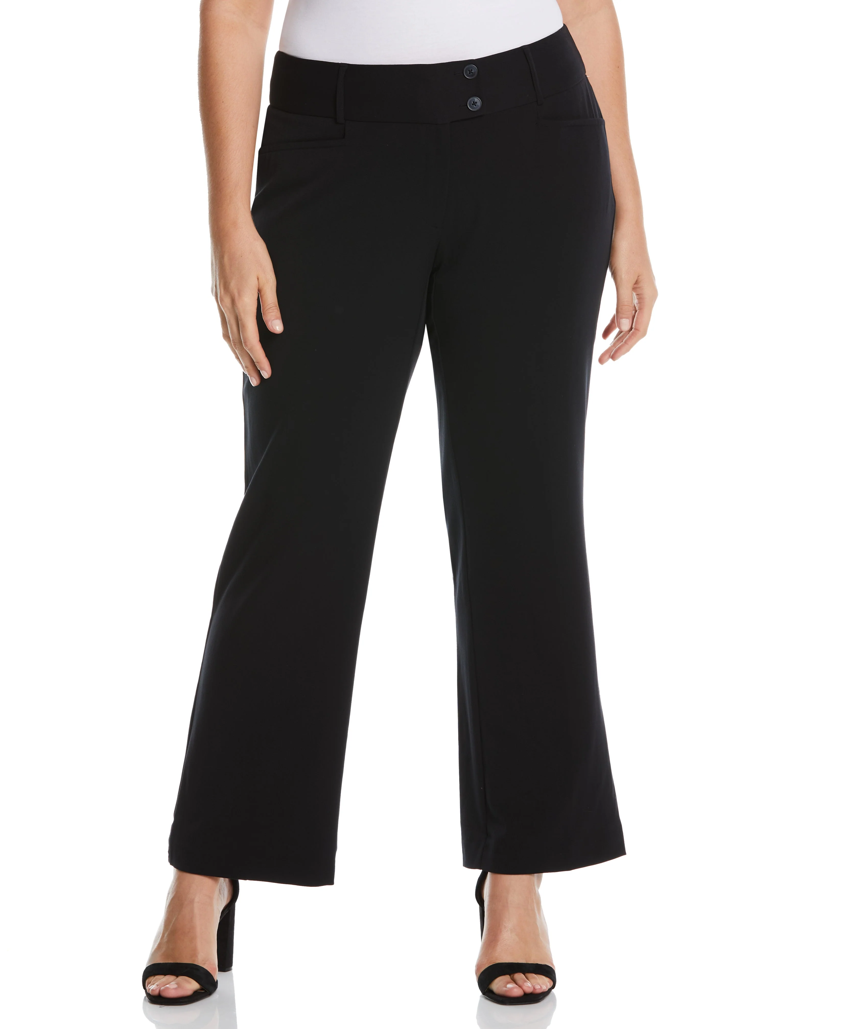 Plus Size Curvy Fit Boot Cut Pant - Curvy Fit - Image 14