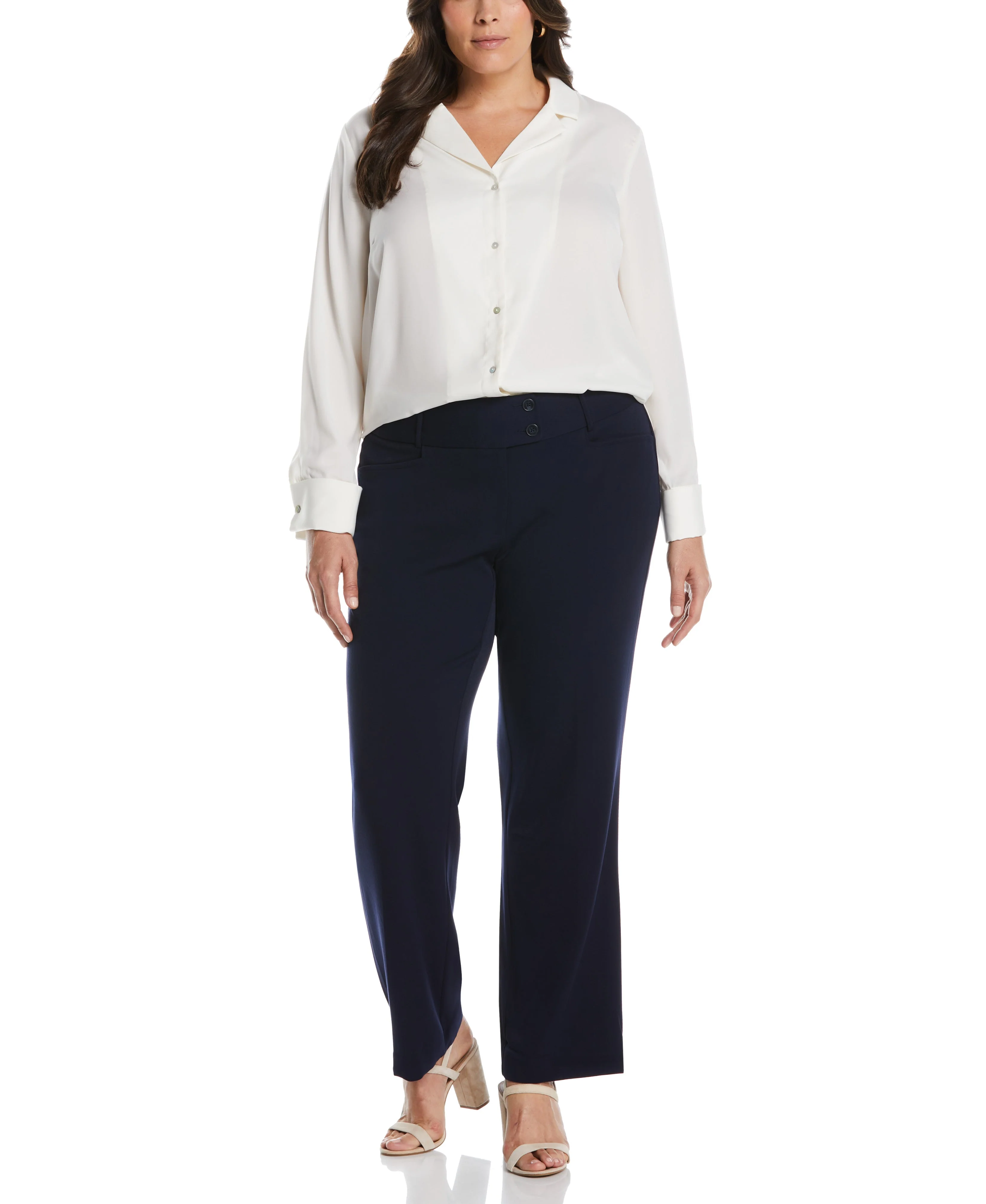 Plus Size Curvy Fit Boot Cut Pant - Curvy Fit - Image 5