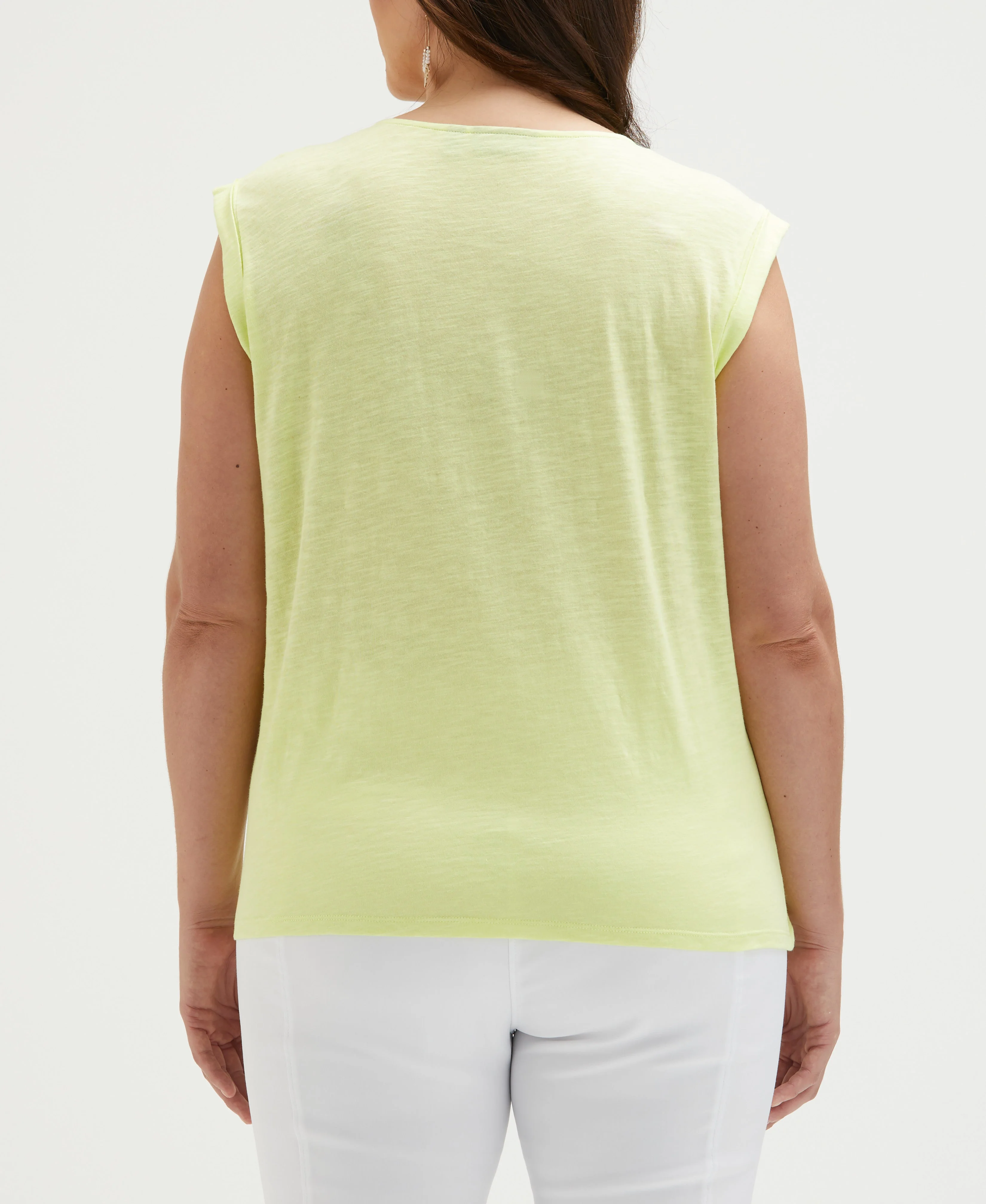 Plus Size Lace-Up Tank Top - Image 5