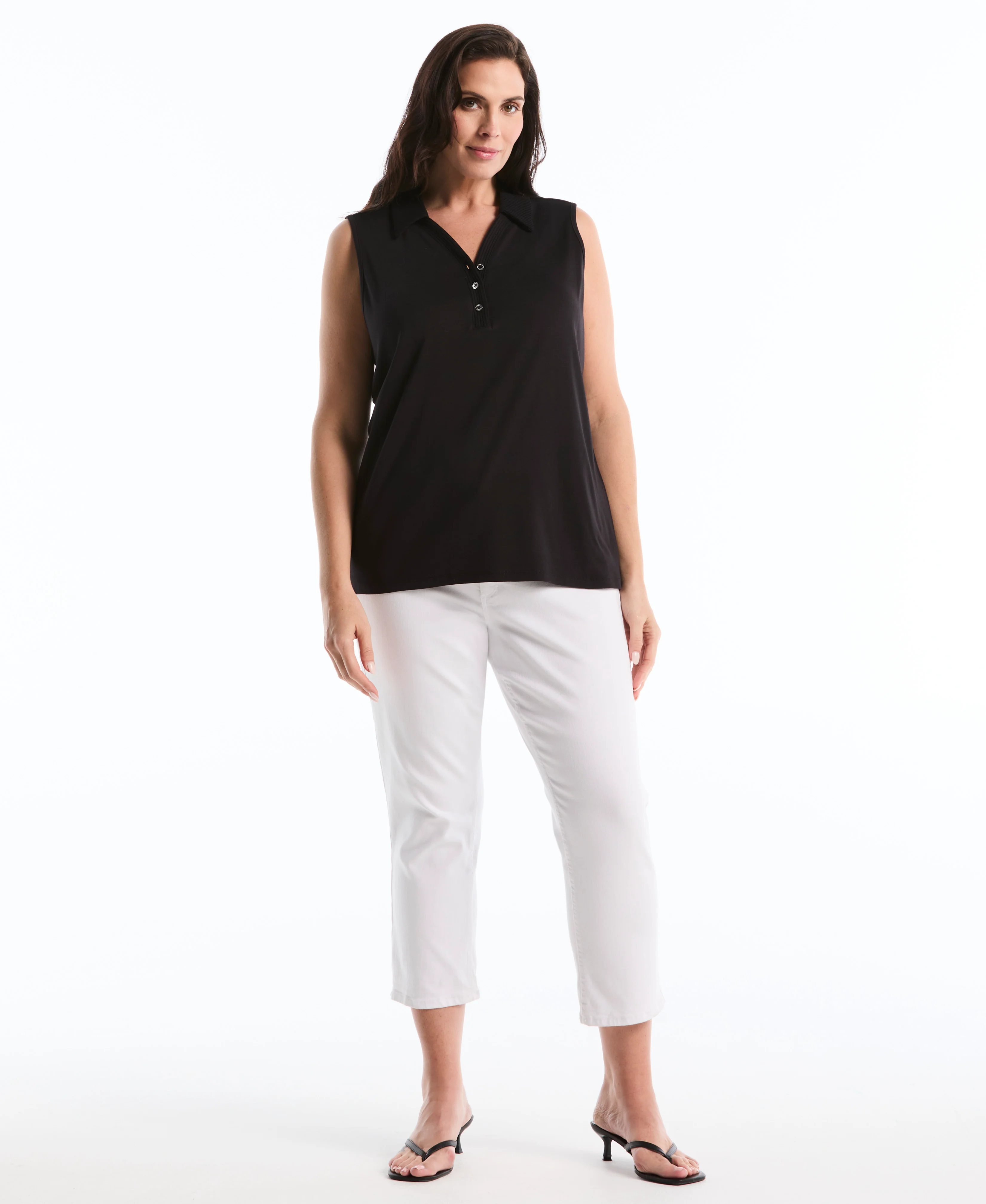 Plus Size Polo Top - Image 3