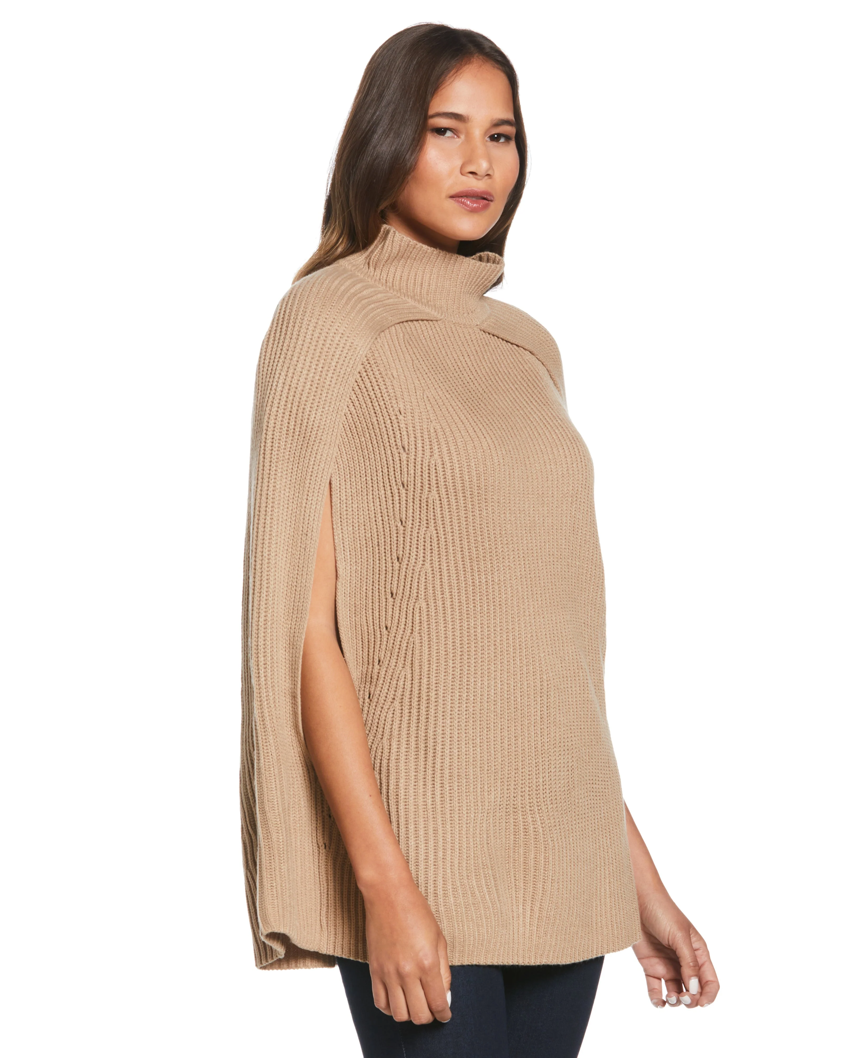 Petite Poncho Sweater - Image 3