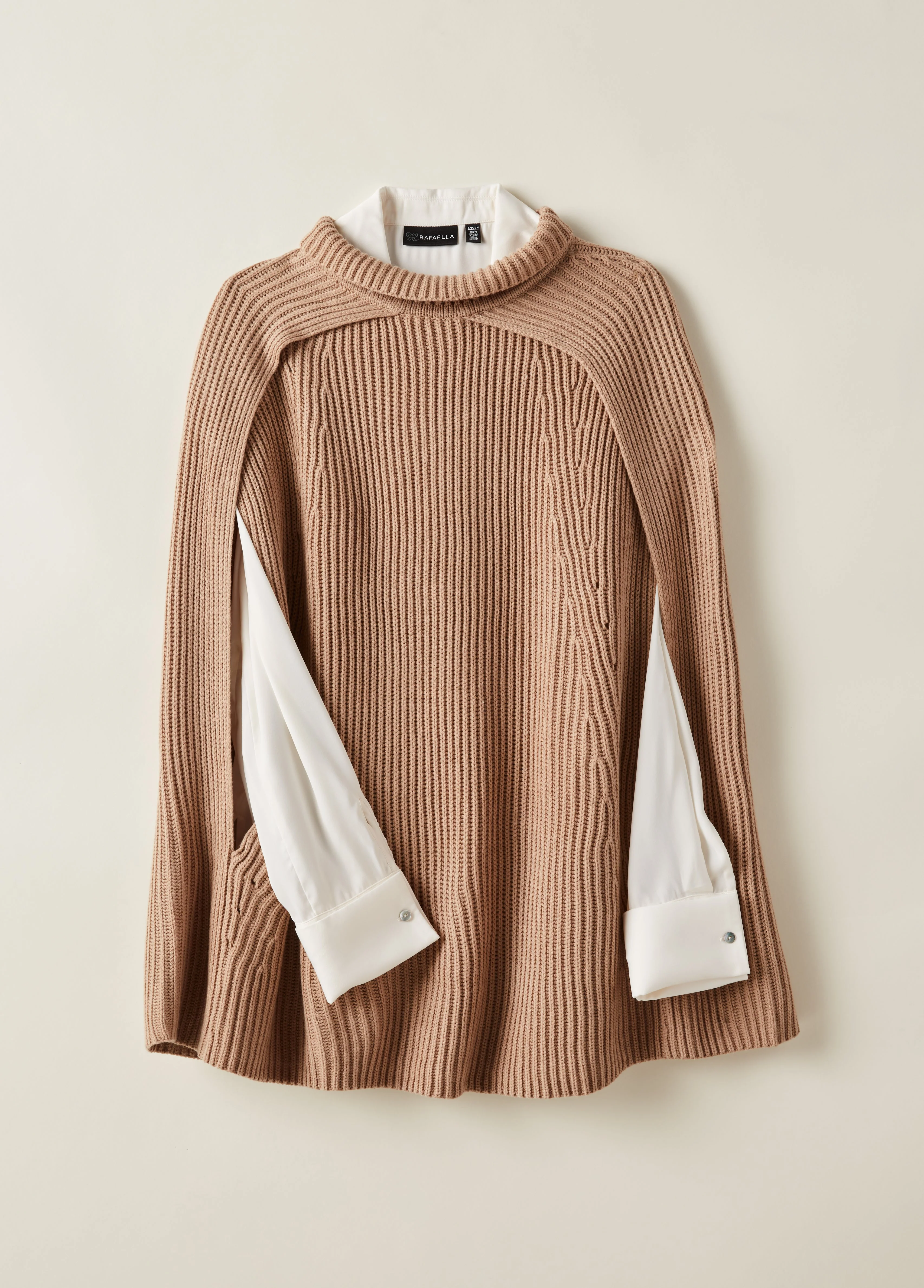 Petite Poncho Sweater - Image 5