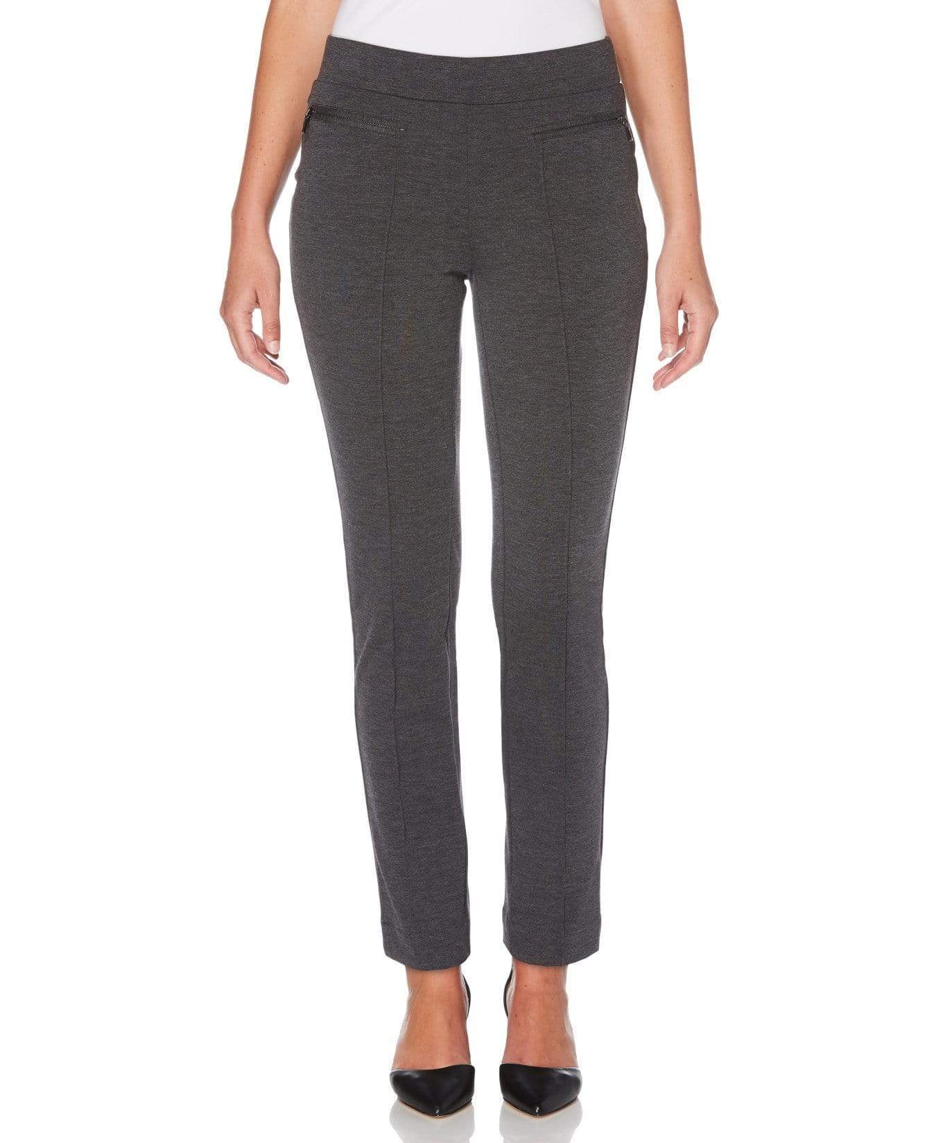 Petite Ponte Knit Slim Leg Pant - Comfort Fit - Image 3