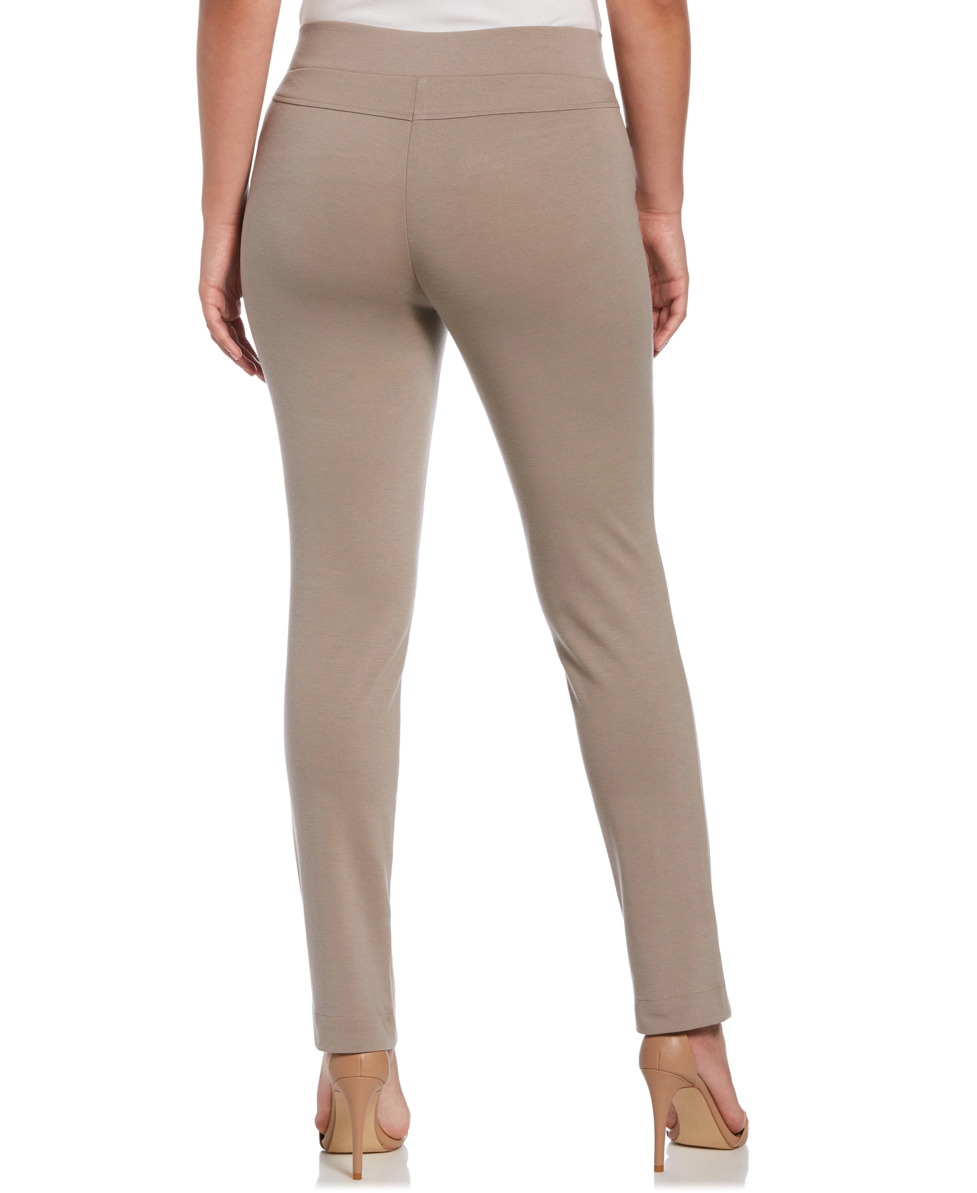 Petite Ponte Knit Slim Leg Pant - Comfort Fit - Image 5