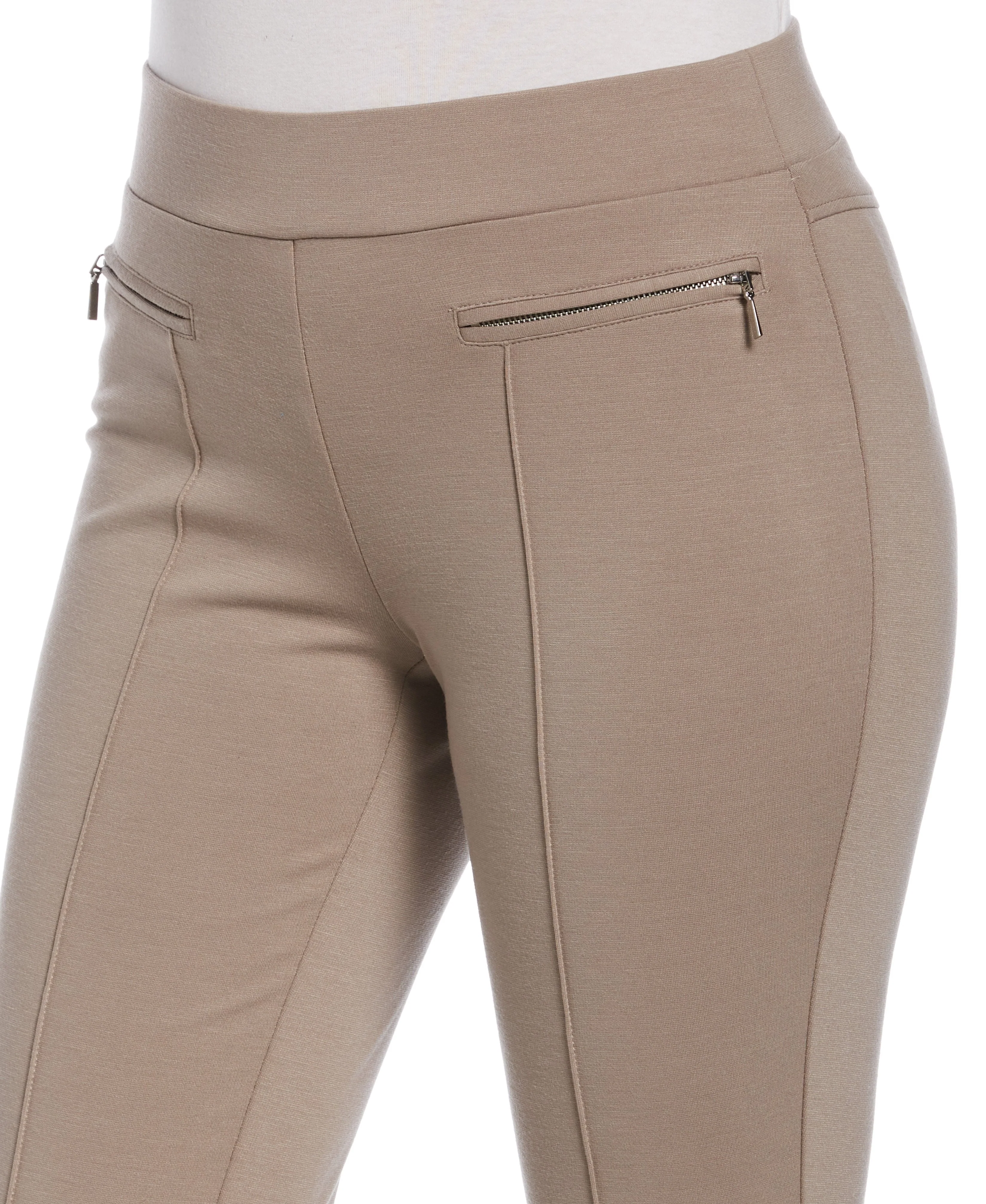 Petite Ponte Knit Slim Leg Pant - Comfort Fit - Image 6