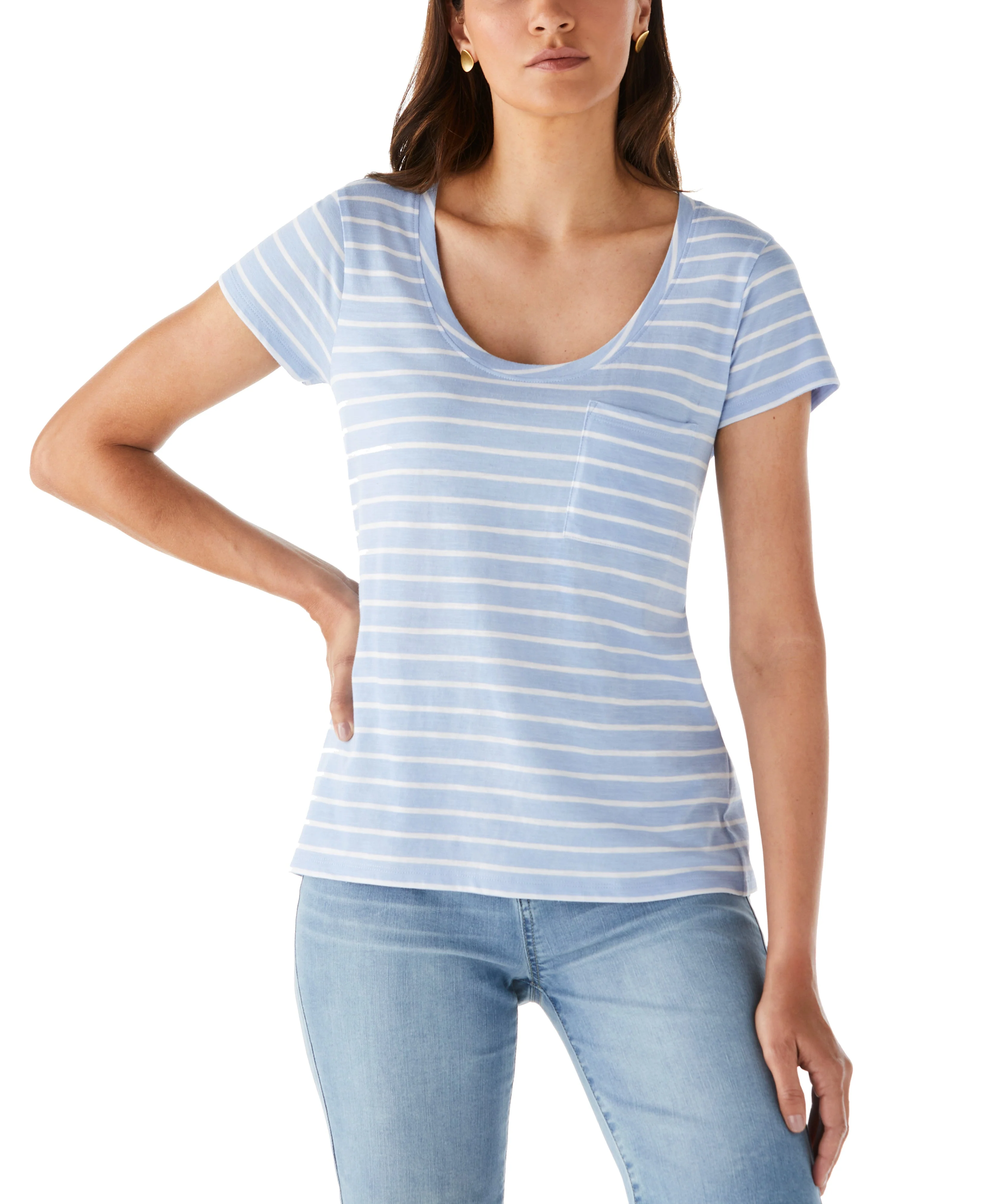 Stripe Slub Tee - Image 10