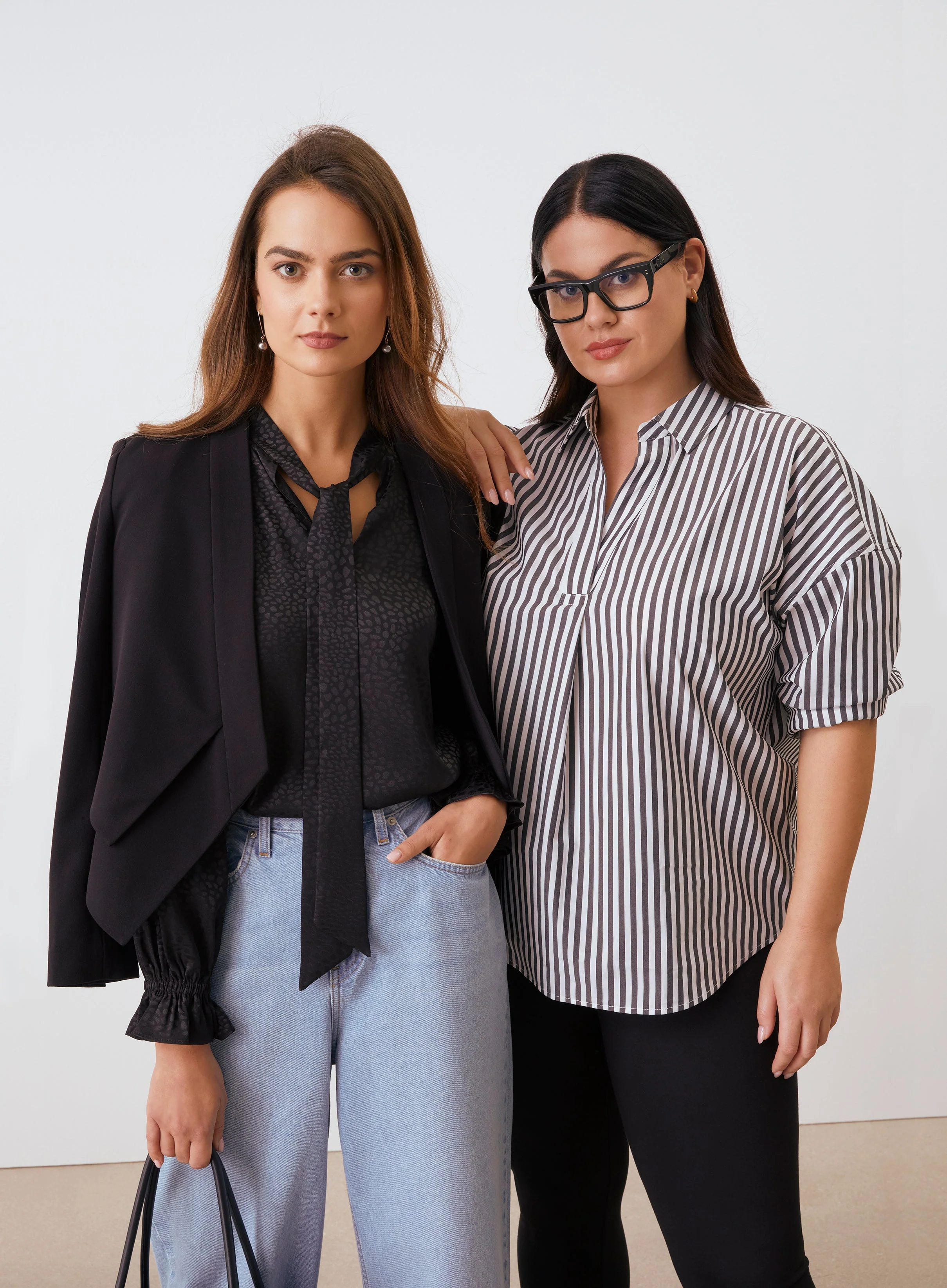 Plus Size Tie Front Blouse - Image 13
