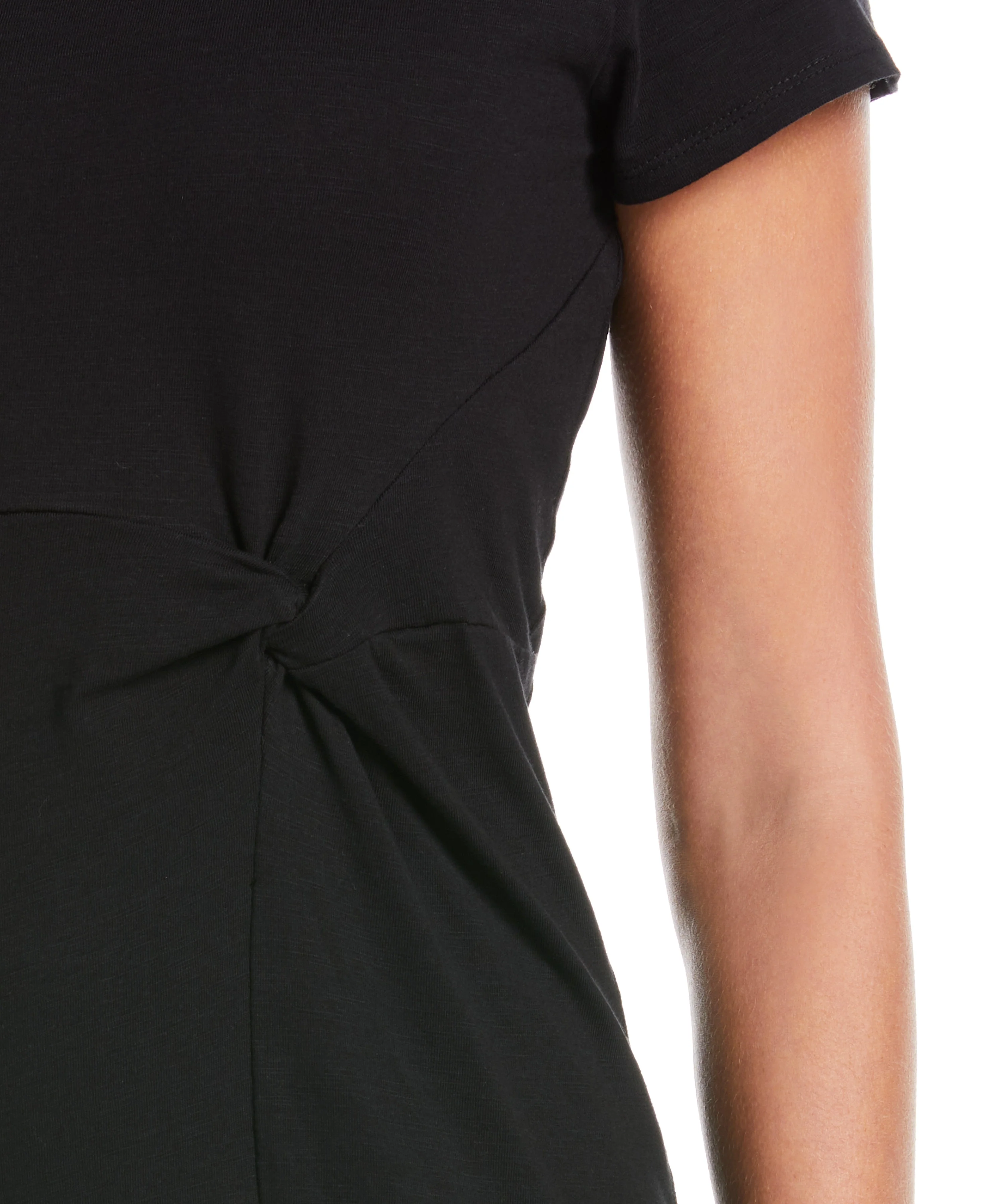 Plus Size Twist Midi Dress - Image 3